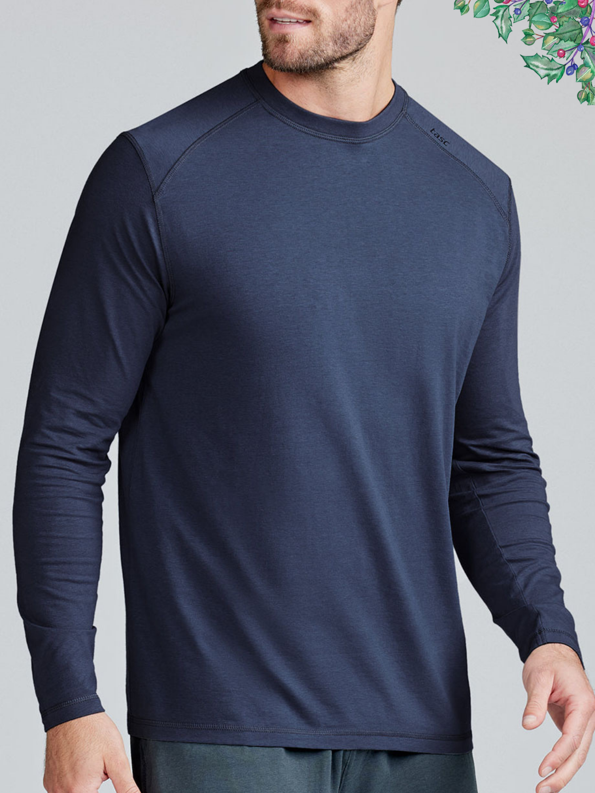 Carrollton Long Sleeve Fitness T-Shirt tasc Performance (ClassicNavy)