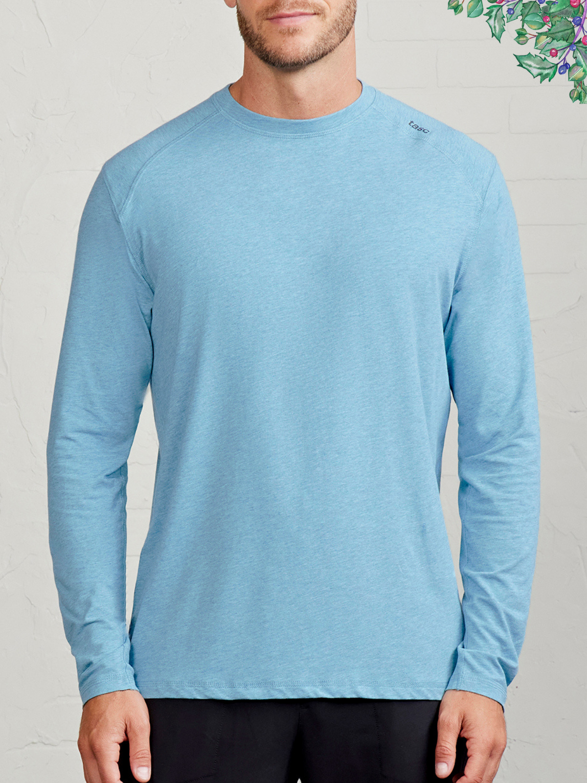 Carrollton Long Sleeve Fitness T-Shirt - tasc Performance (GeyserHeather)