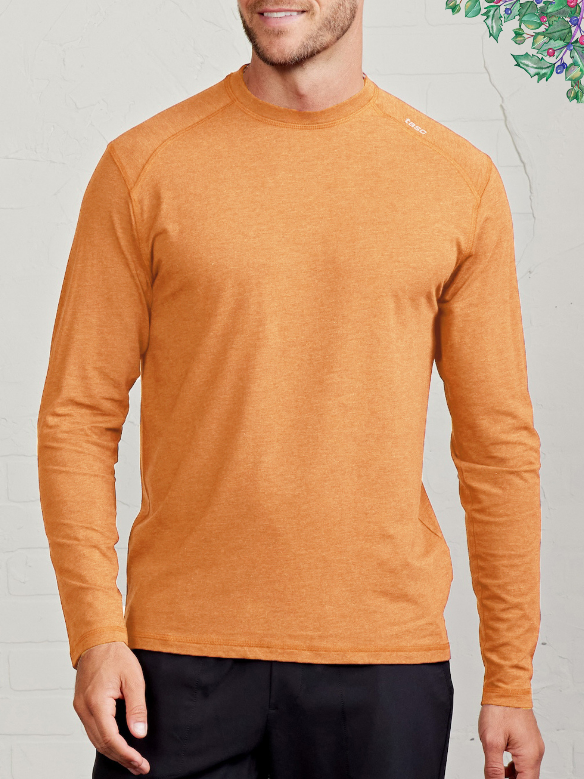 Carrollton Long Sleeve Fitness T-Shirt - tasc Performance (TerraHeather)