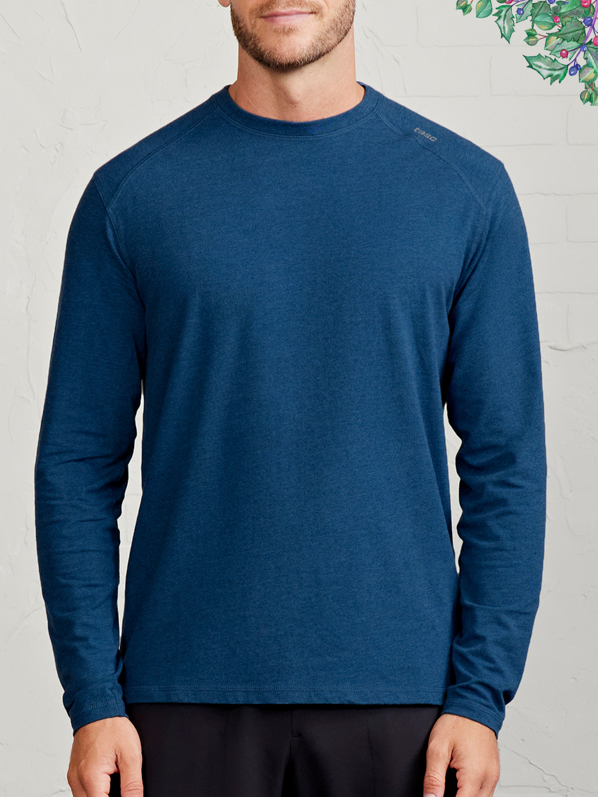 Carrollton Long Sleeve Fitness T-Shirt - tasc Performance (CavernHeather)