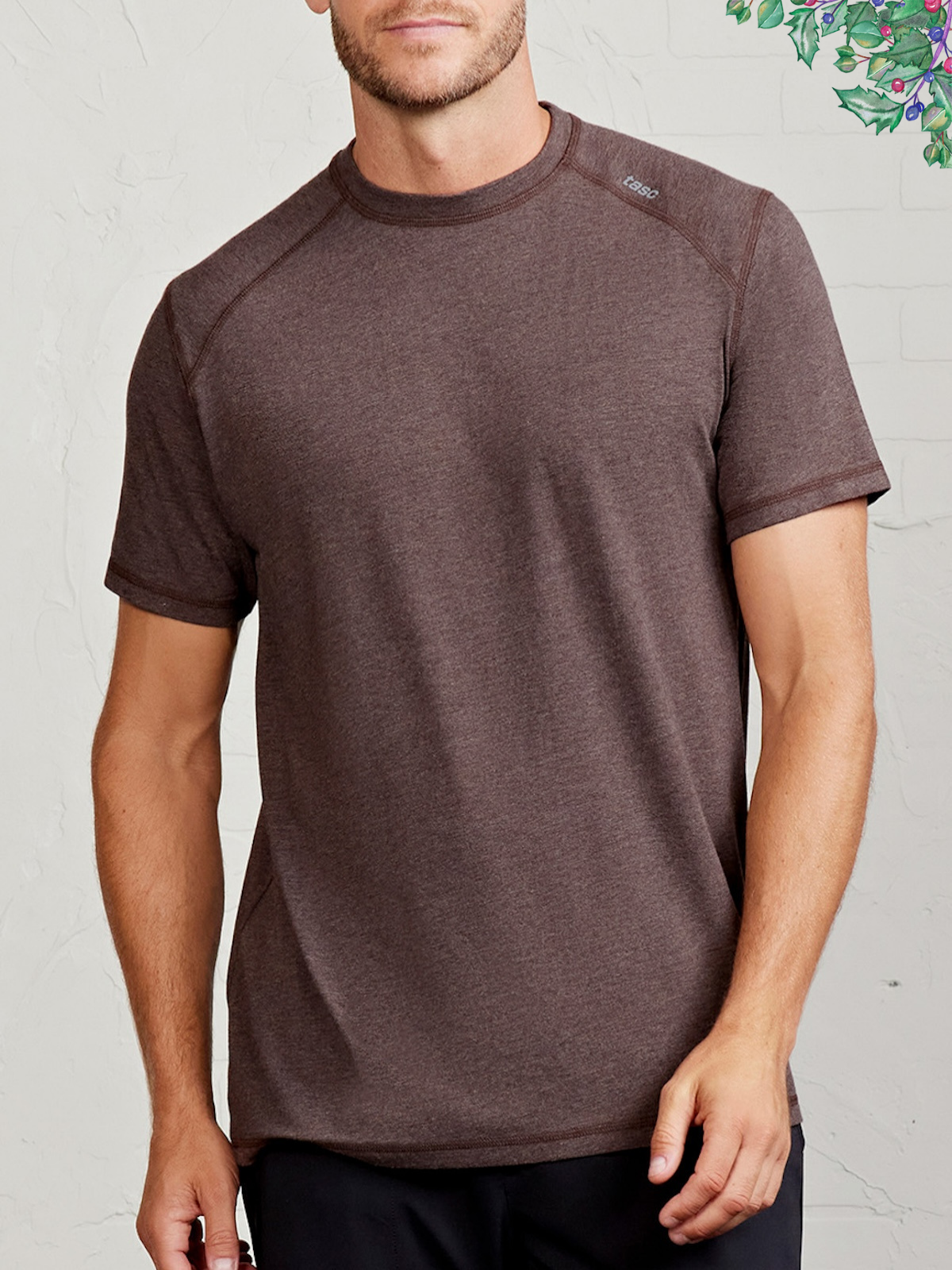 Carrollton Fitness T-Shirt - tasc Performance (MochaHeather)