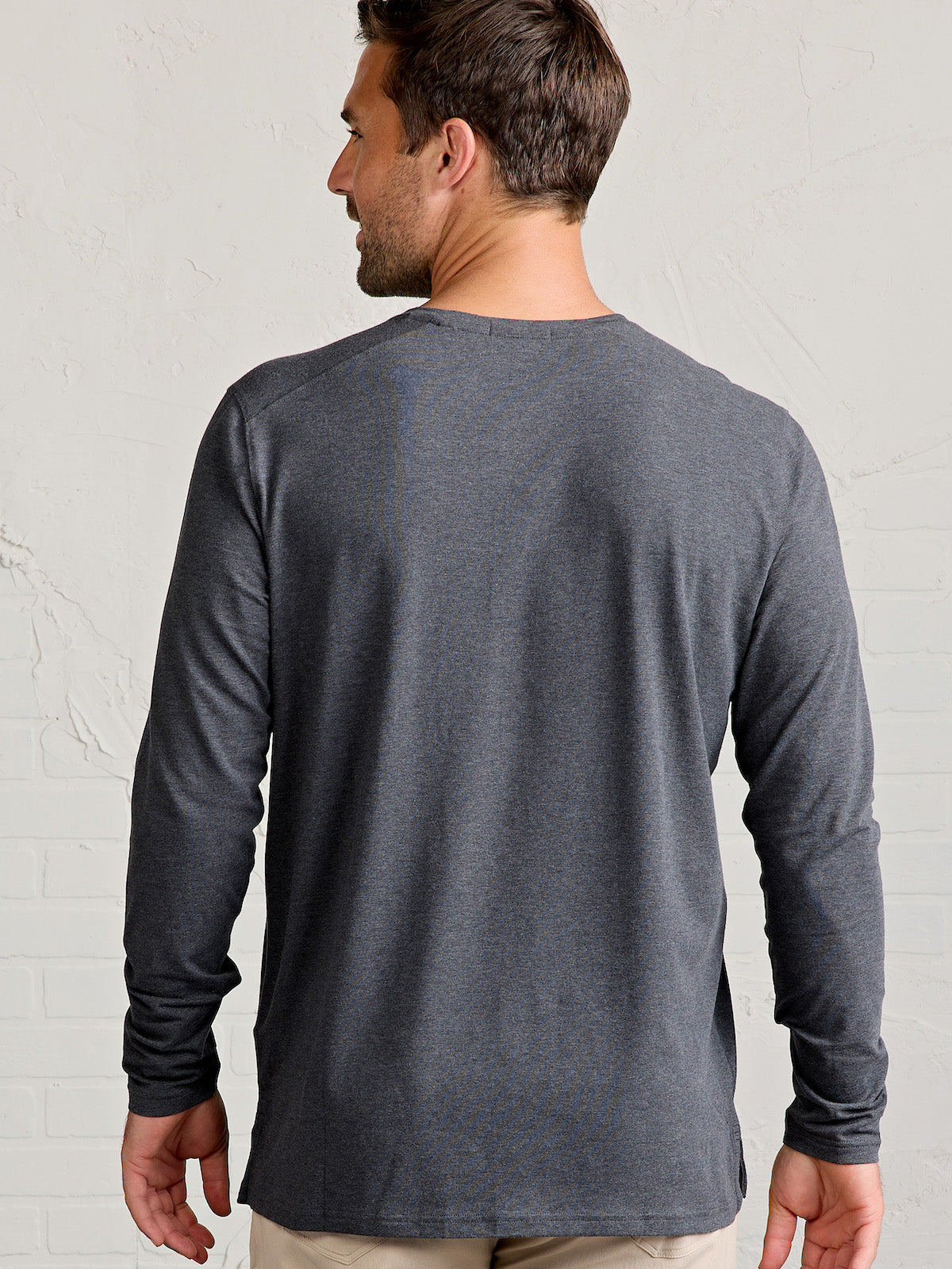 Everywear Long Sleeve Henley tasc performance (IronHeather)