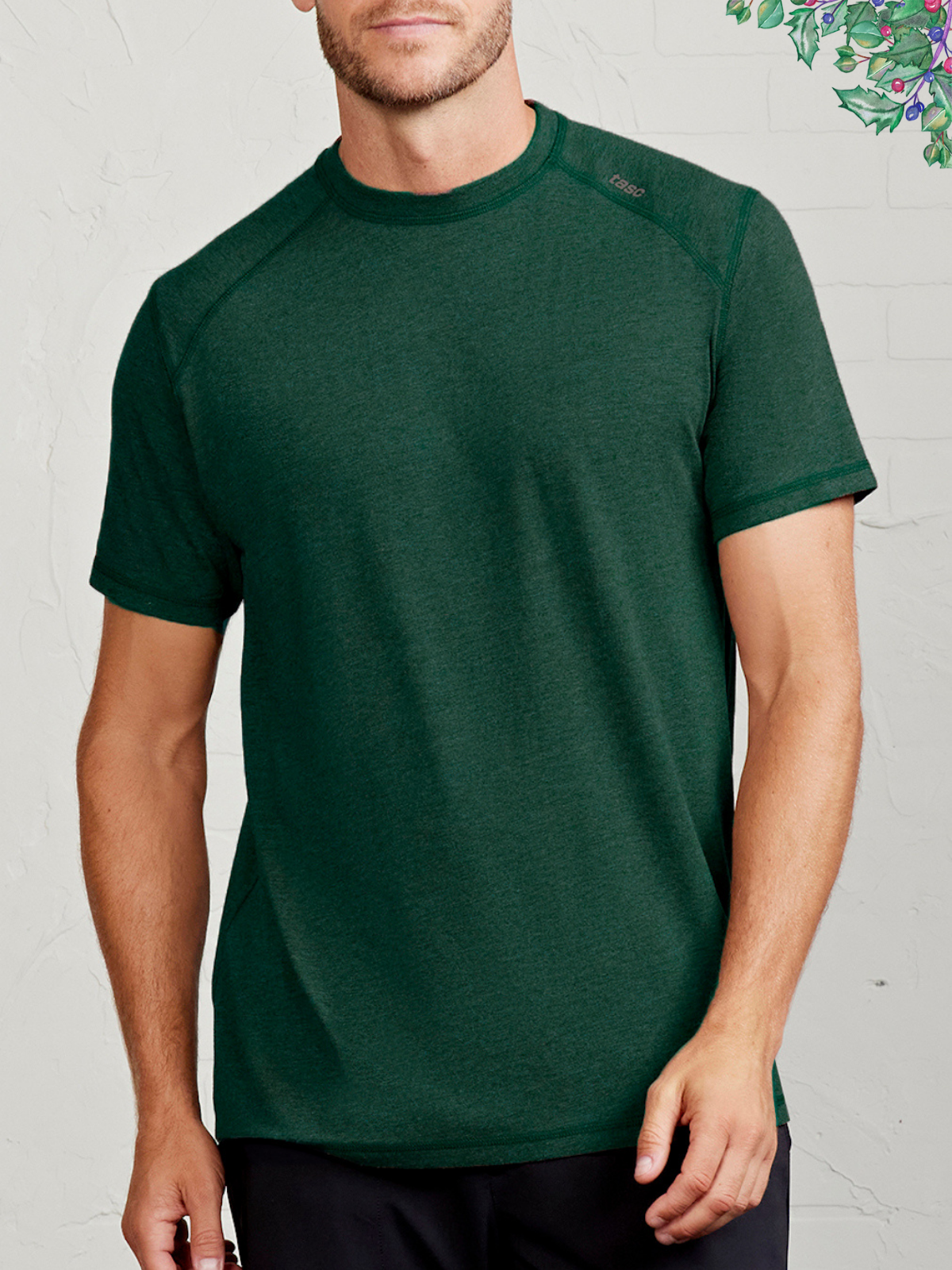 Carrollton Fitness T-Shirt - tasc Performance (SpruceHeather)