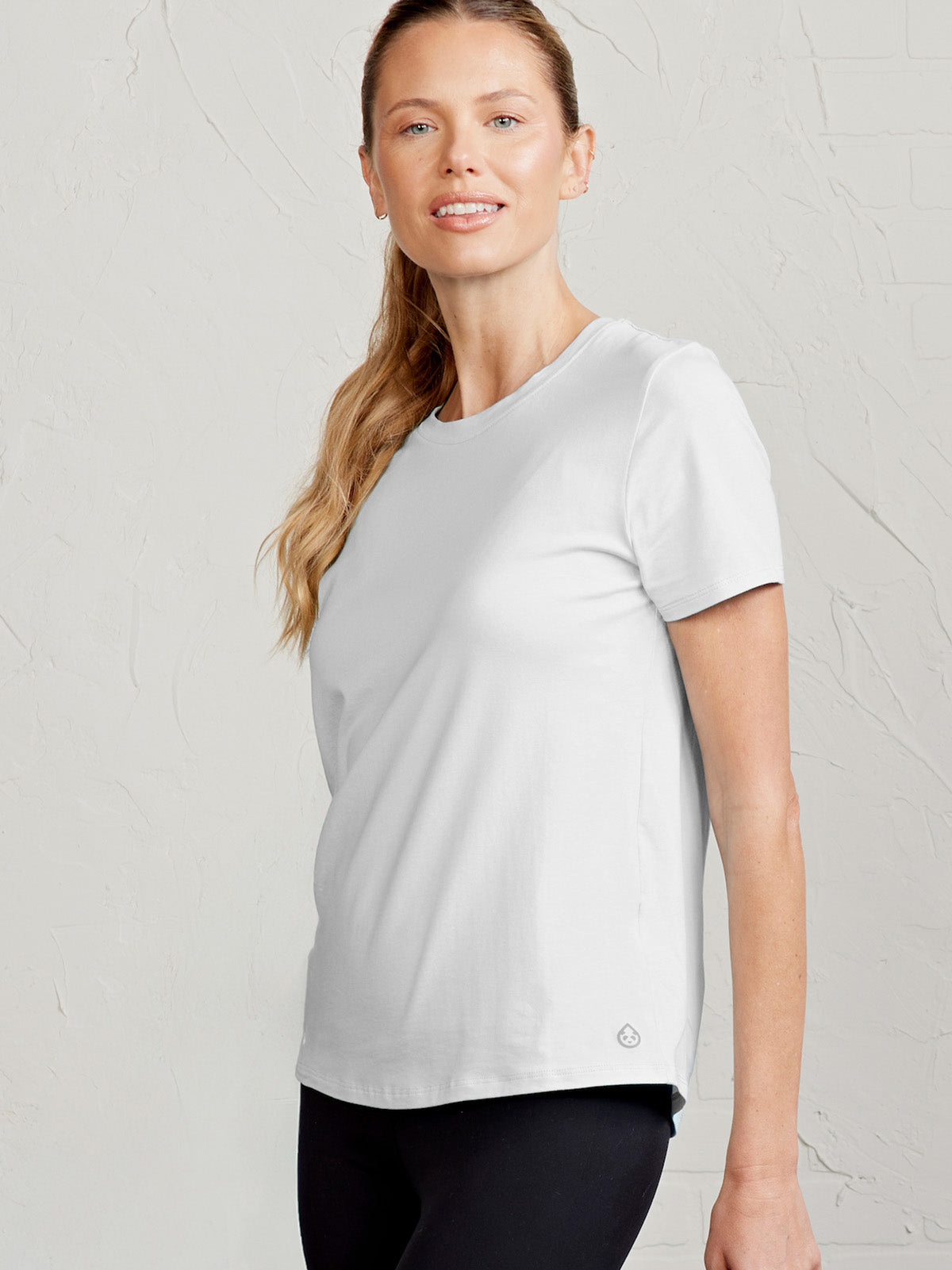 tasc All Day Short Sleeve T-Shirt (White)