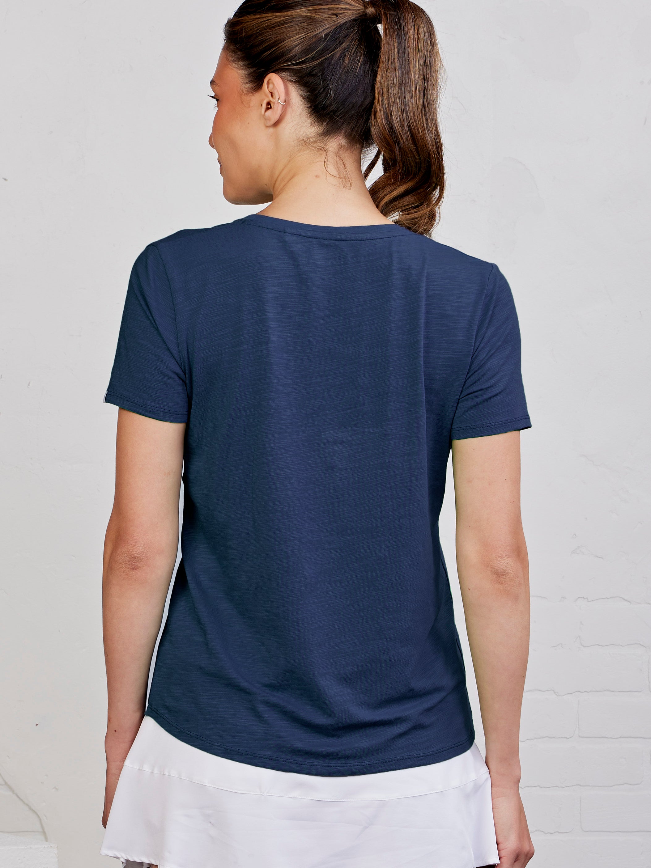 All Day V-Neck T-Shirt - Notre Dame – tasc Performance