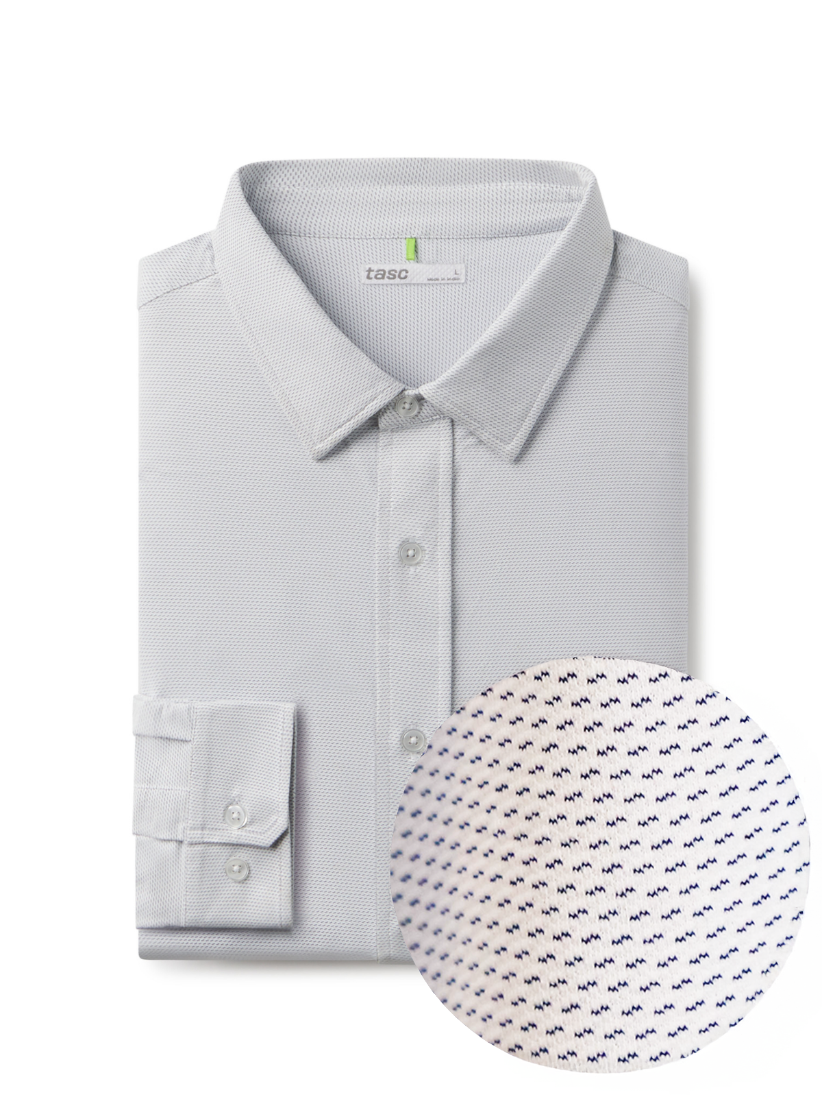 Wayfarer Tailored Fit Performance Button Down - tasc Performance (MarineBirdseye)