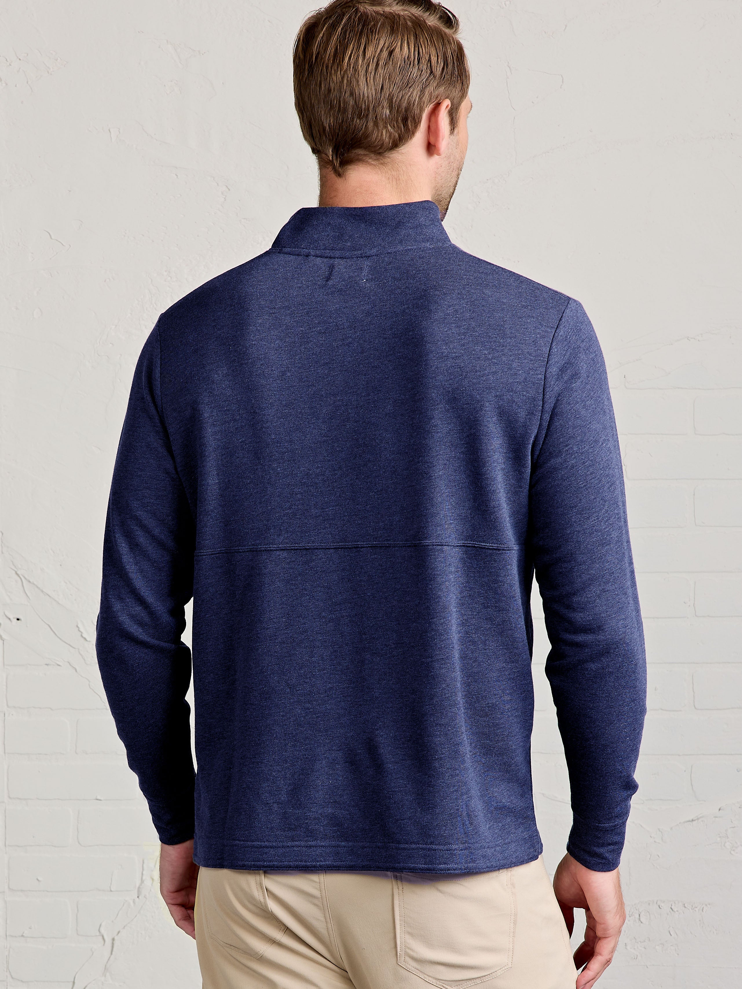 tasc Performance Stadium Quarter Zip (ClassicNavyHeather)