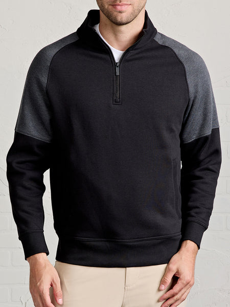 Tasuku 53-Heavyweight-1-4-Zip_Black-