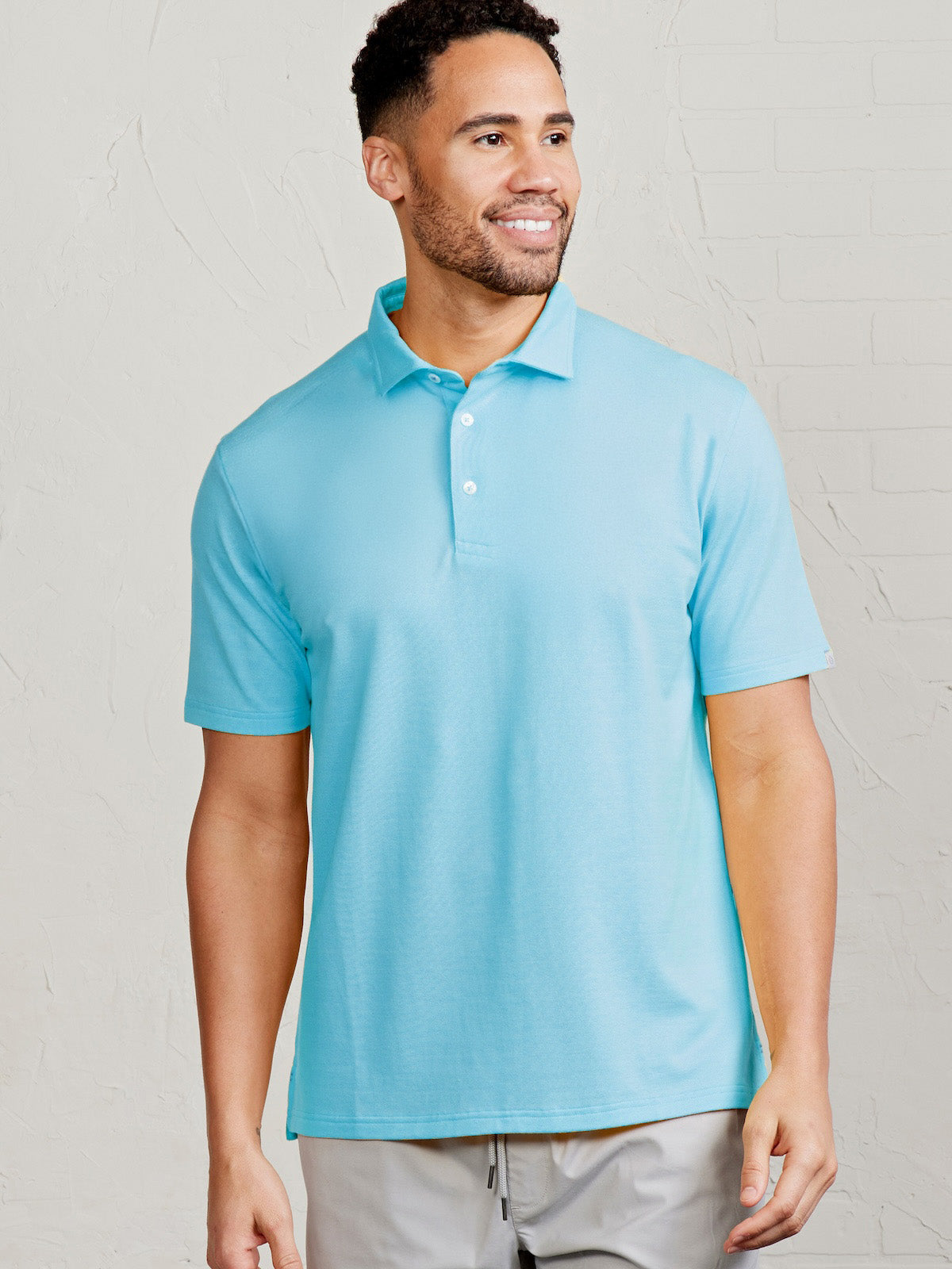 Sea Island Performance Pique Mesh Polo - tasc Performance (Waves)