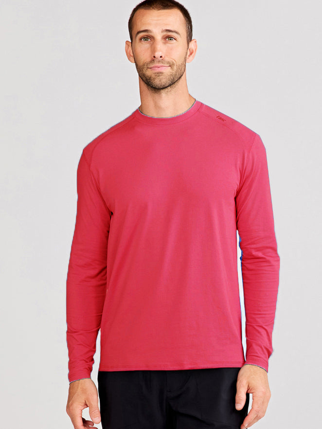 Carrollton Long Sleeve Fitness T-Shirt - tasc Performance (Scarlet)