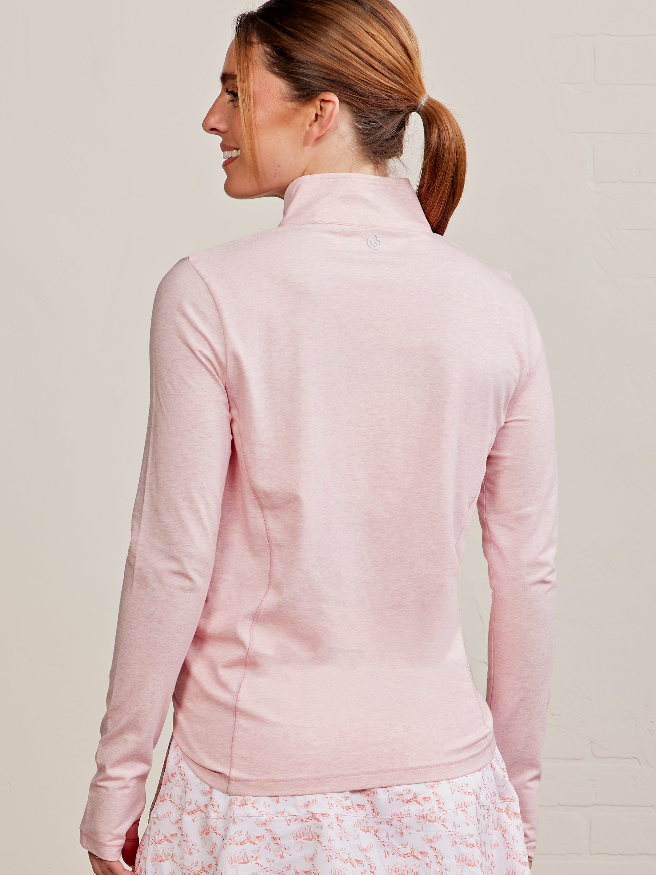 Recess Quarter Zip - tasc Performance (PinkGrapefruitHeather)