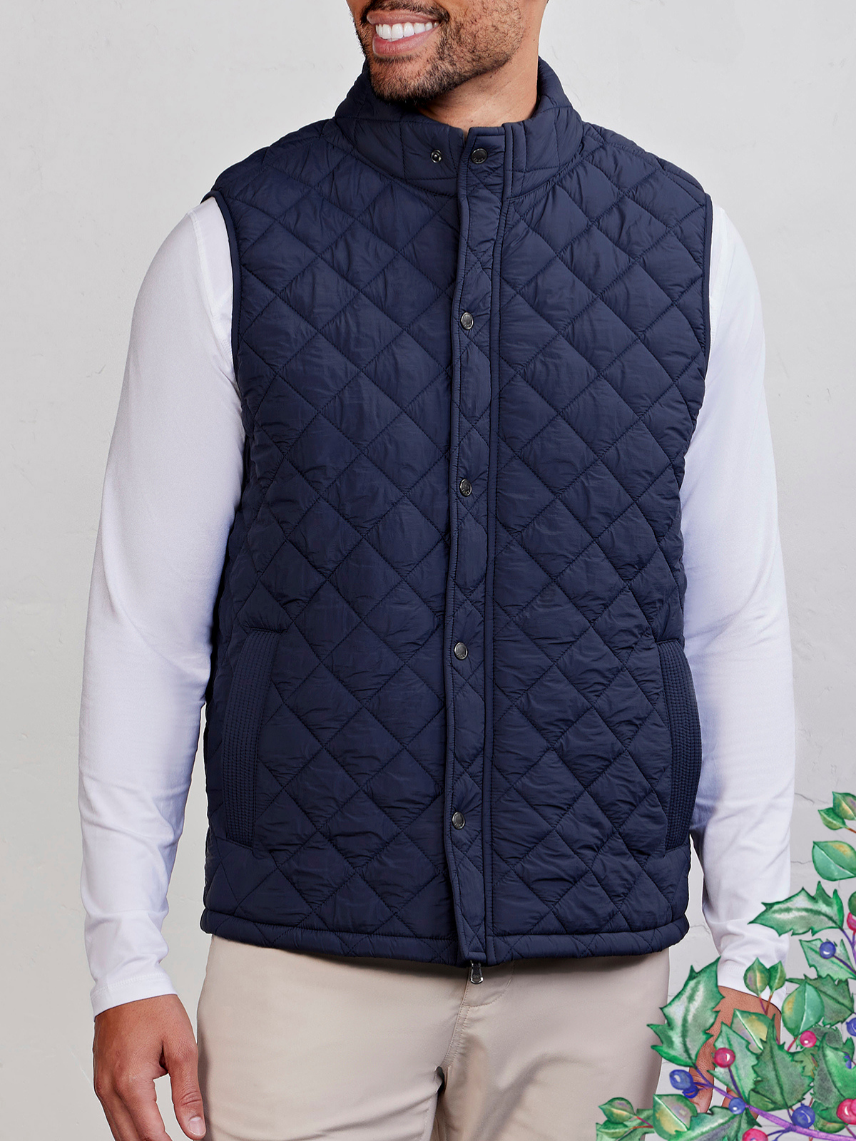 Millbrook Quilted Puffer Vest - tasc Performance (Midnight)