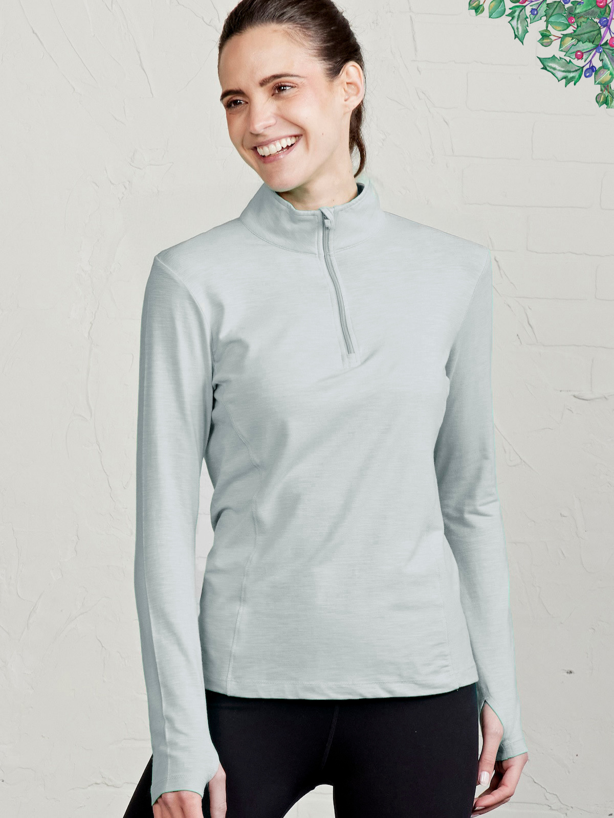 Recess Quarter Zip - tasc Performance (PerfectGrayHeather)