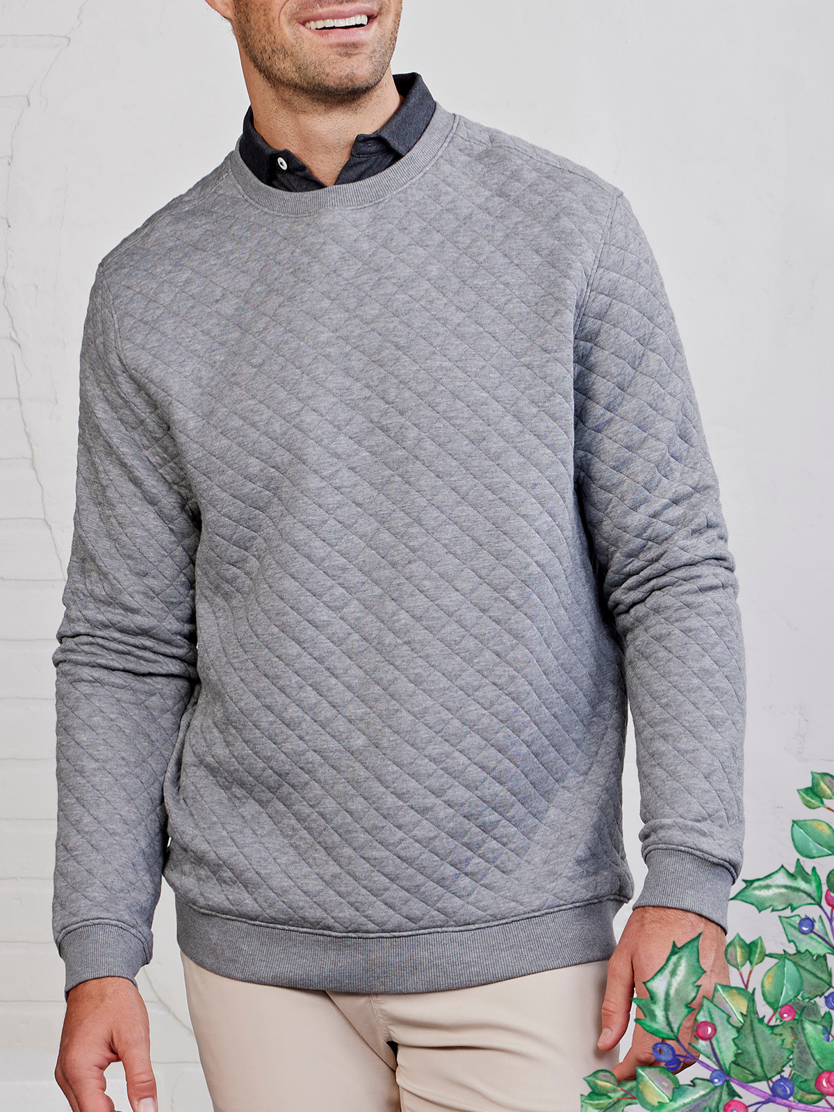 Hampton Sweater - tasc Performance (HeatherGray)