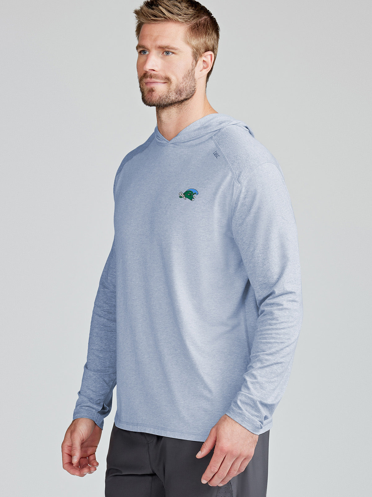 Carrollton Lightweight Hoodie - Tulane - tasc Performance (CloudHeather)