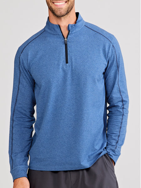 Carrollton Lightweight Quarter Zip - Jaspe – tasc Performance