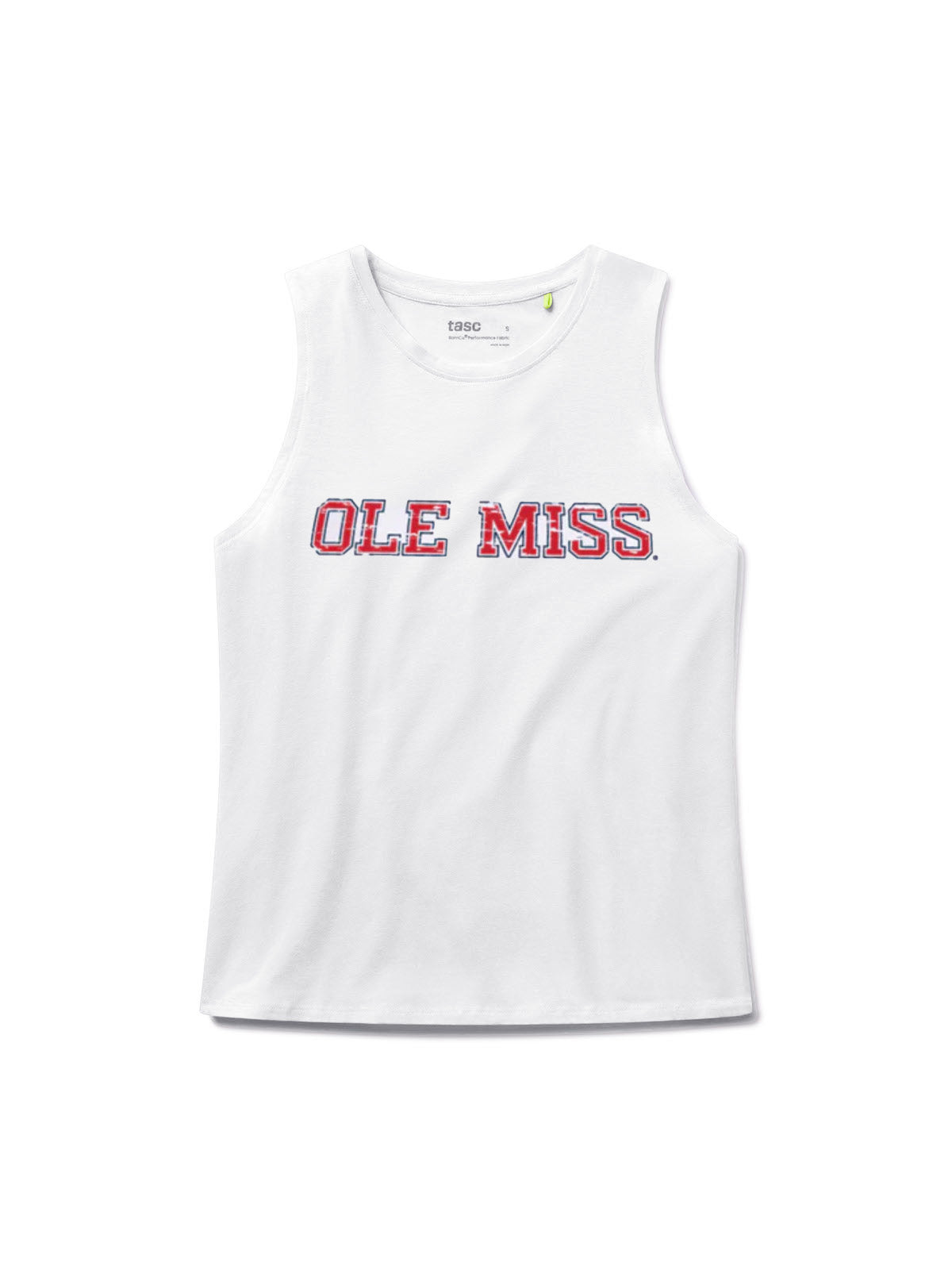 All Day Tank - Ole Miss - tasc Performance (White)