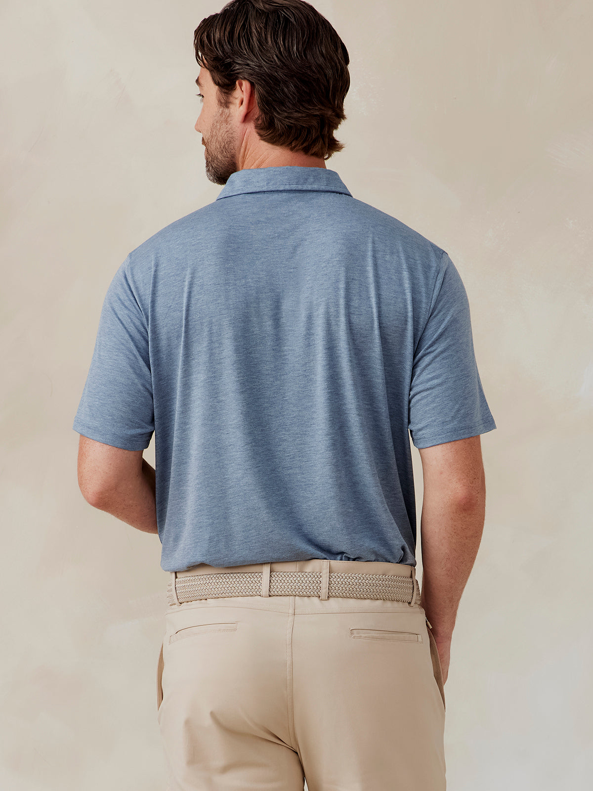 tasc Cloud Polo (AnchorHeather)
