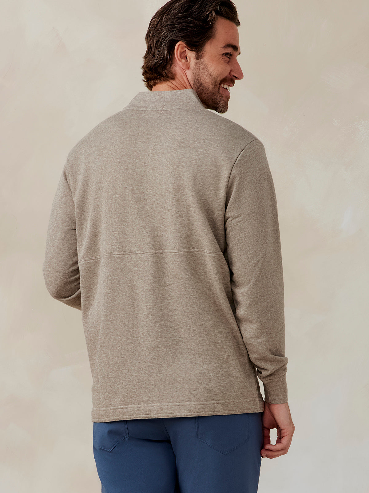 tasc Performance Stadium Quarter Zip (GrayOakHeather)