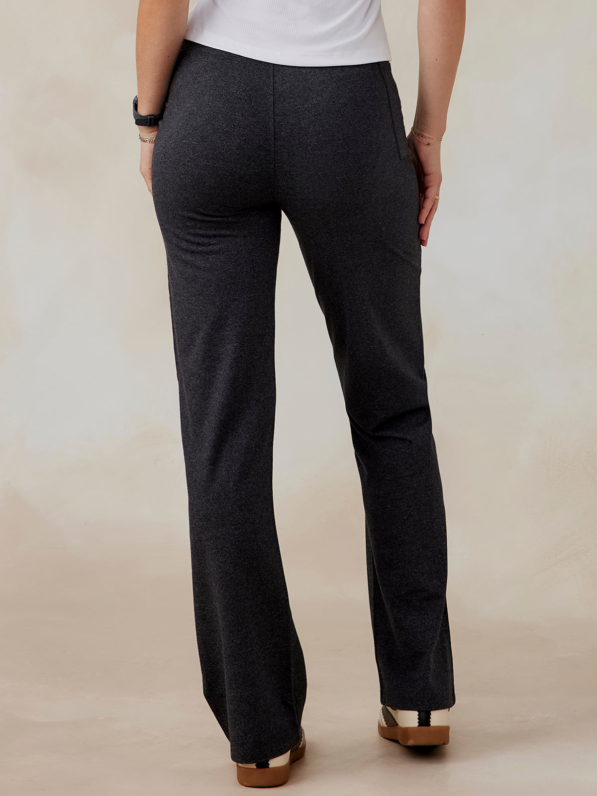 tasc Day to Day Wide Leg Pocket Legging (CharcoalJaspe)