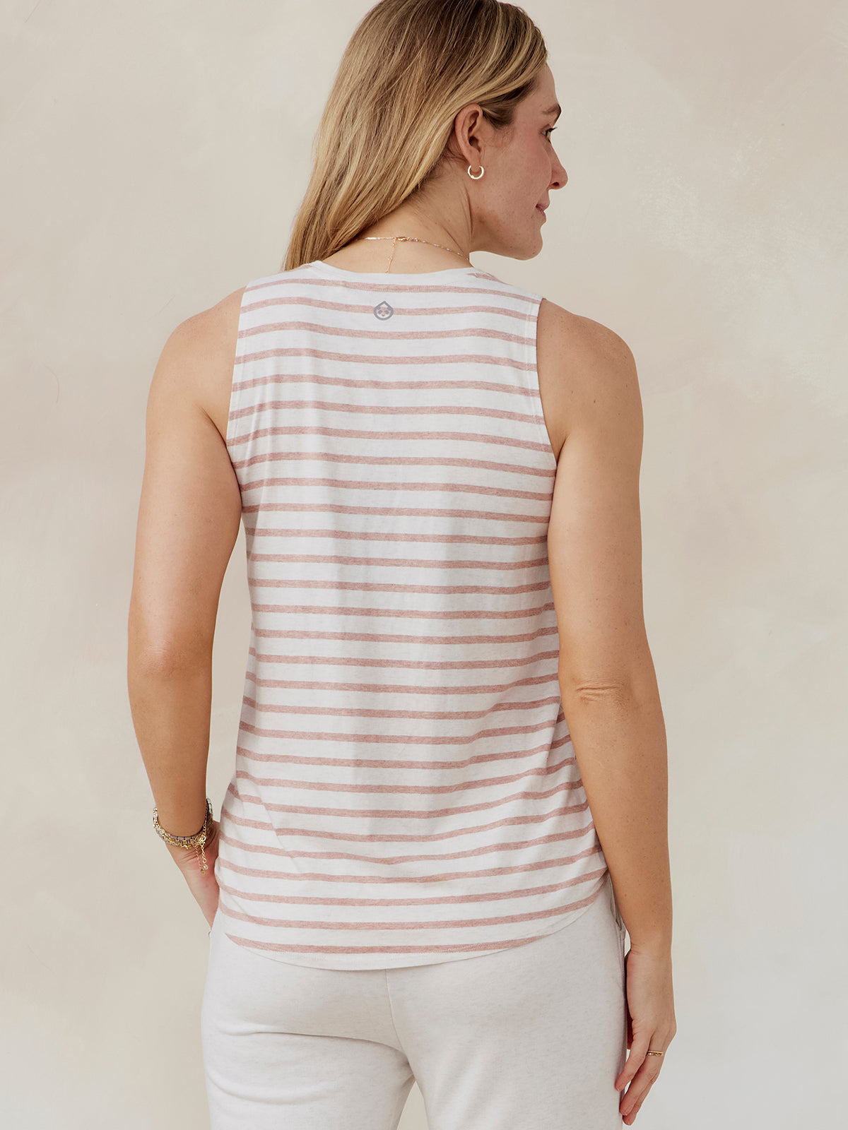 tasc Nola Tank (CoconutHeather/RosyHeather)