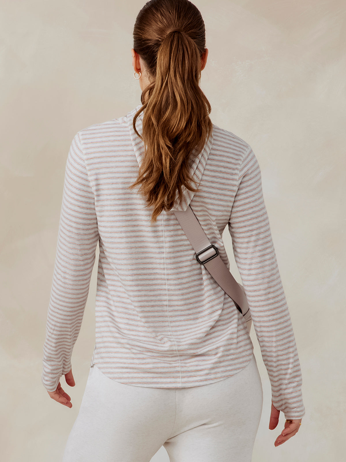 tasc Recess Hoodie (CoconutHeather/RosyHeather)