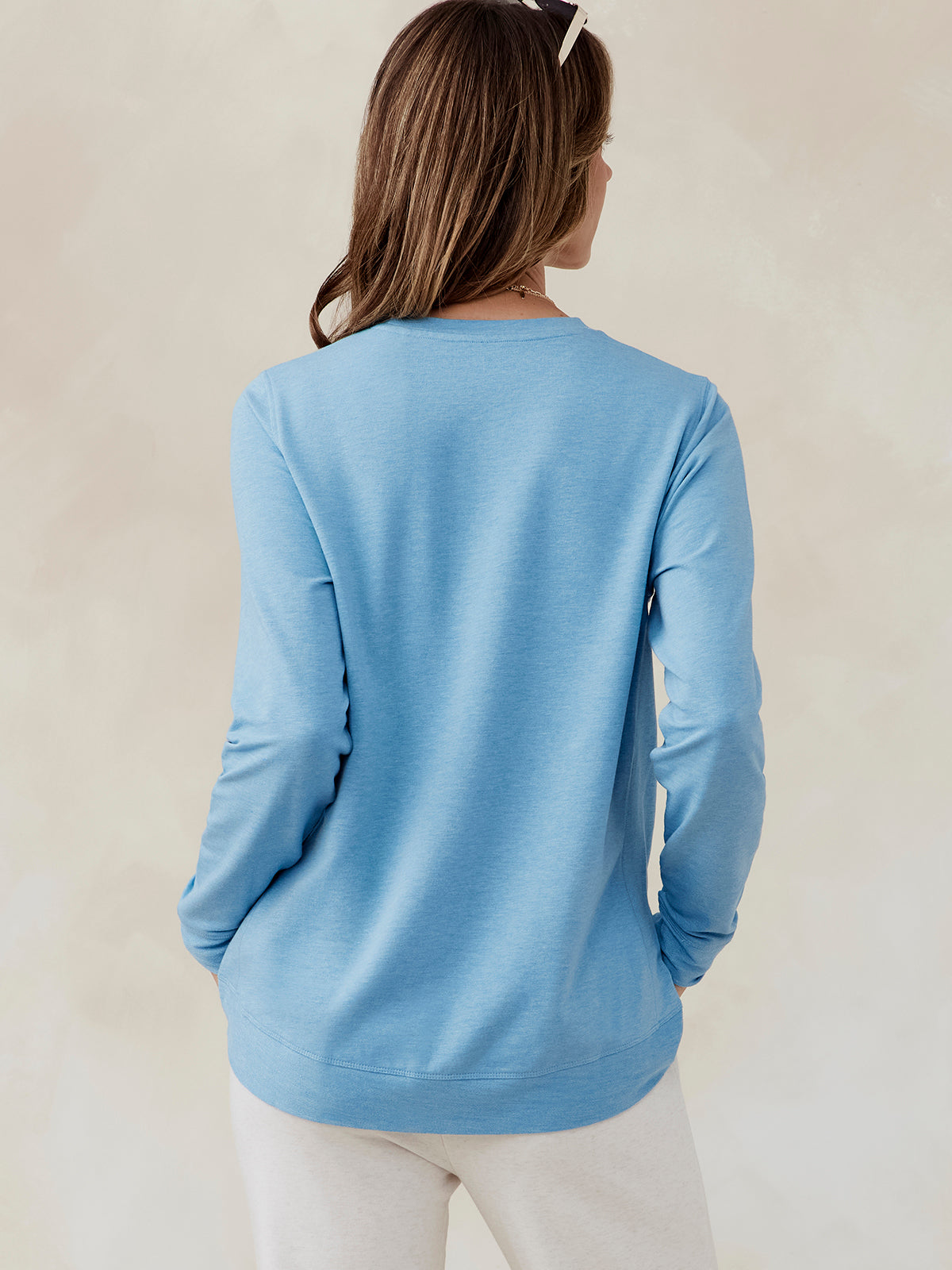 Riverwalk French Terry Sweatshirt 2.0 - tasc Performance (SkylightHeather)
