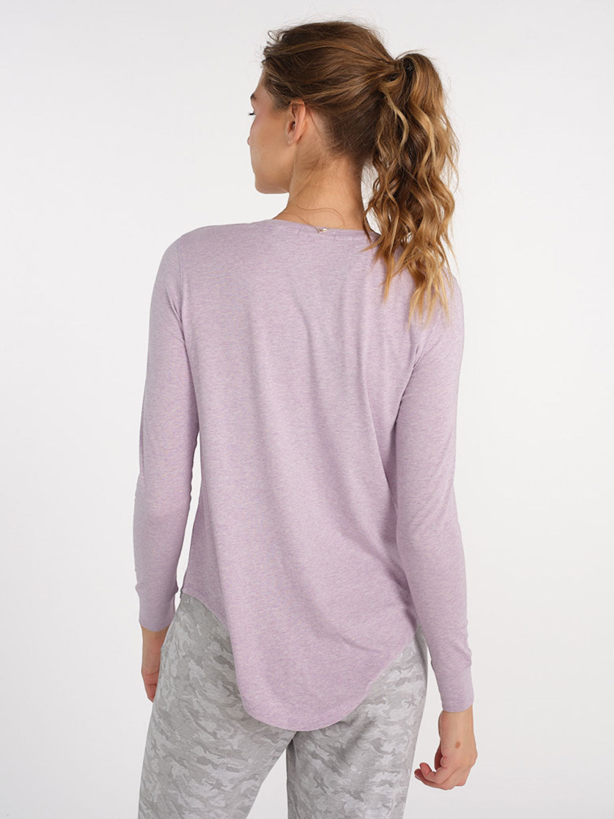 Longline Long Sleeve T-Shirt tasc Performance (DigitalPurpleHeather)
