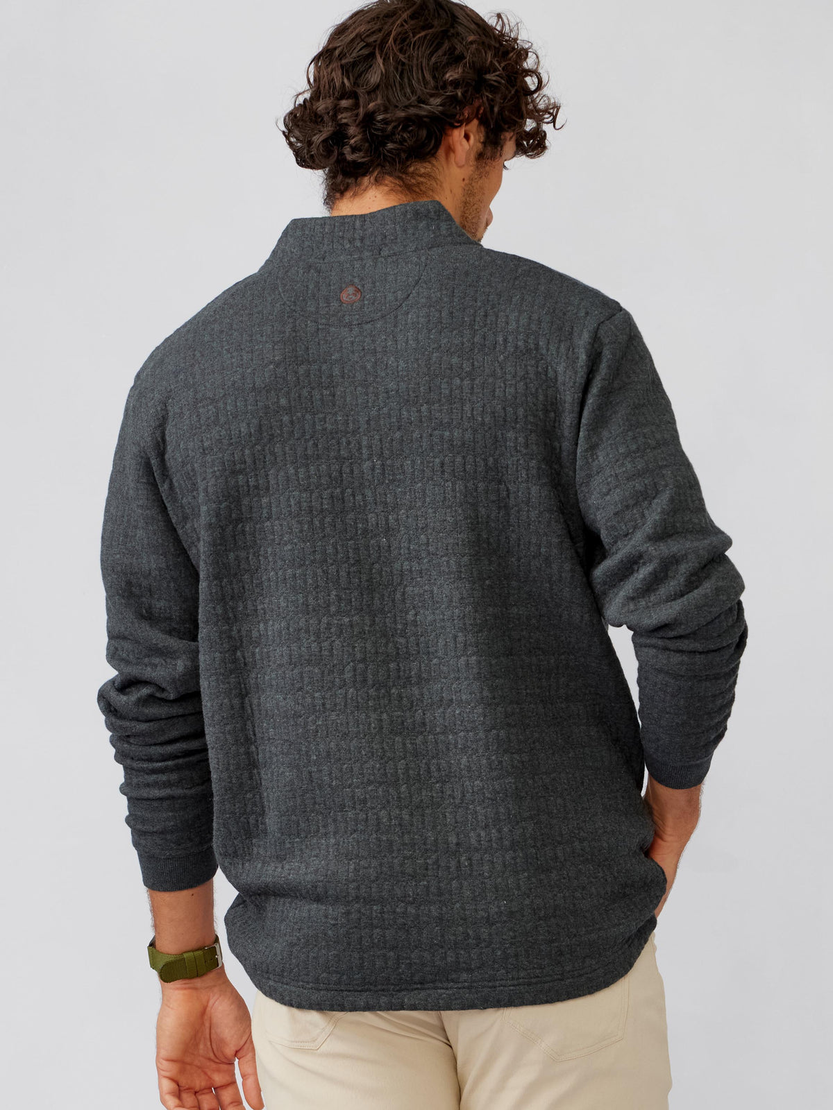 tasc Main Line Quilt Pullover (IronHeather)