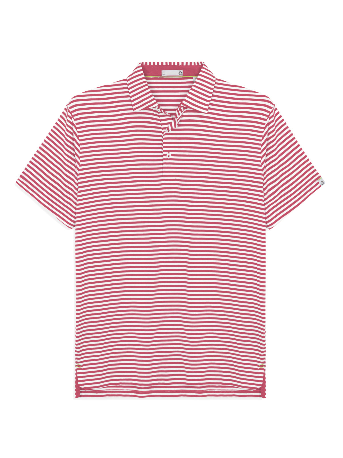 Cloud Lightweight Polo Air Stripe - tasc Performance (Punch/White)