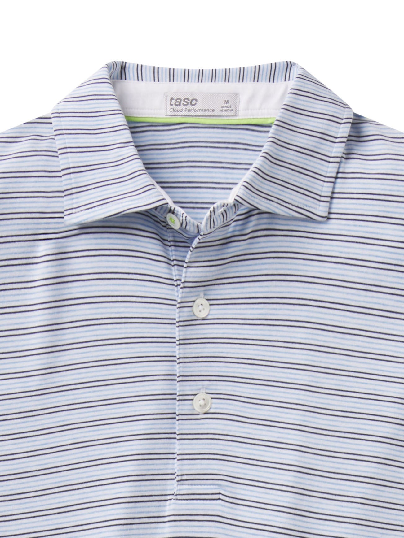 Cloud Polo - Doral Stripe - tasc Performance (NavyDoralStripe)