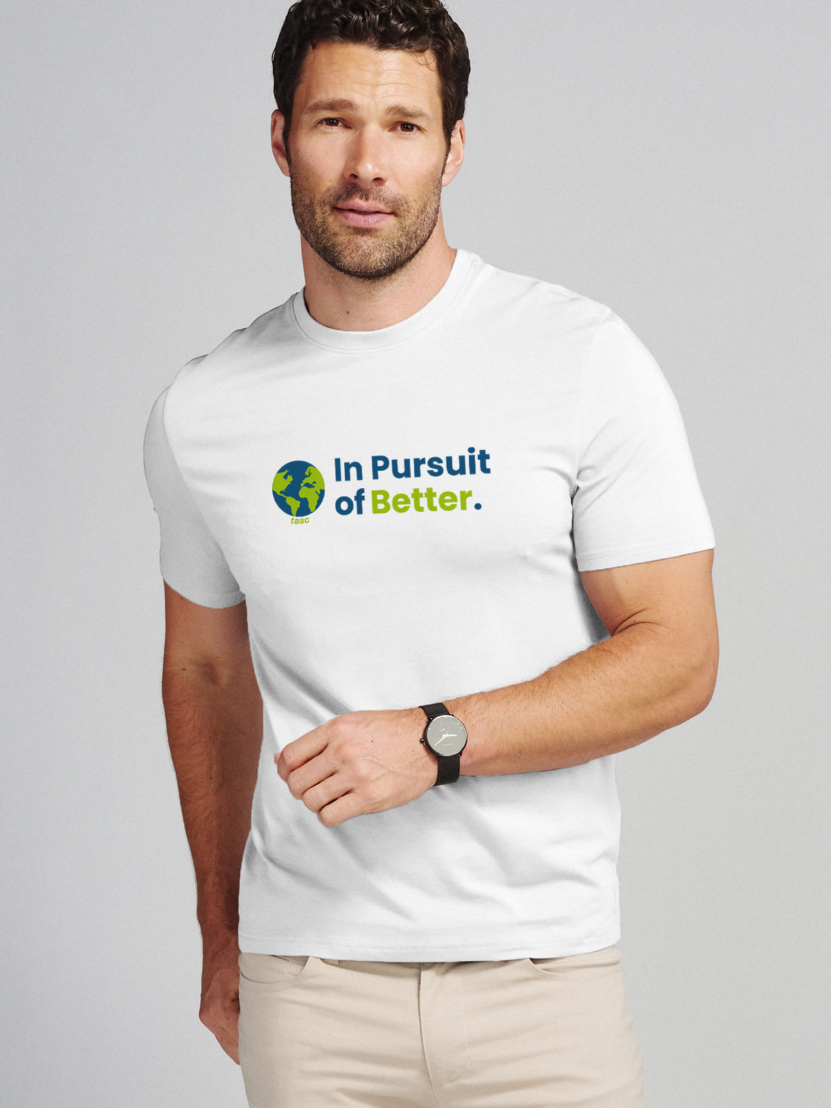 Men's Earth Day T-Shirt - tasc Performance (White)