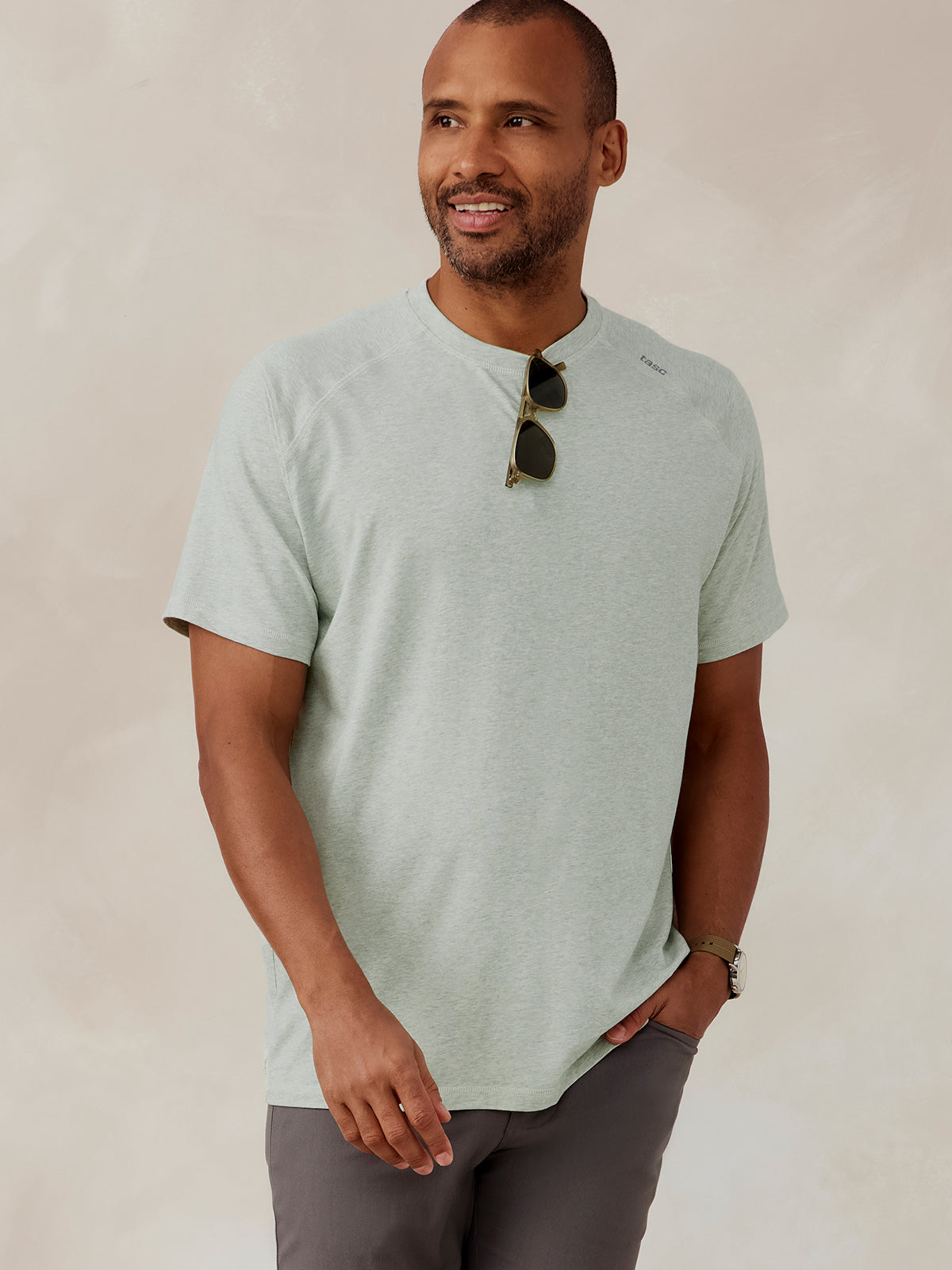 tasc Carrollton T-Shirt (AgaveHeather)