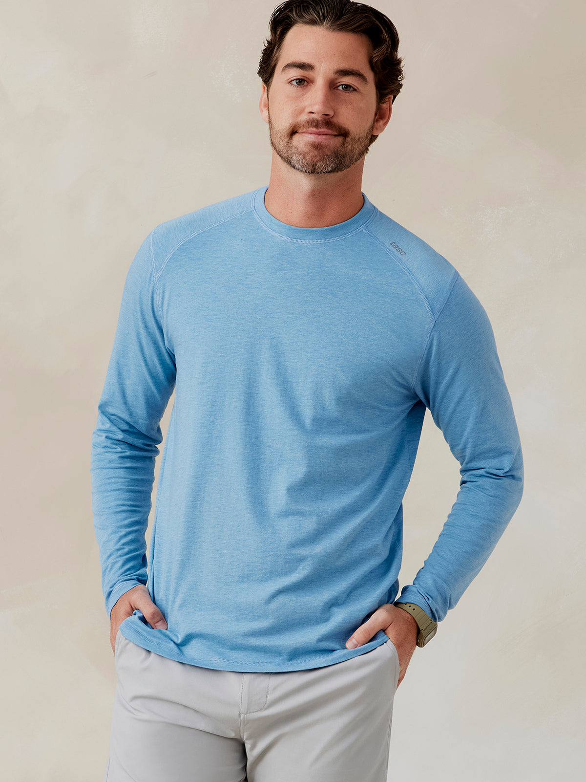 tasc Carrollton Long Sleeve (SkylightHeather)