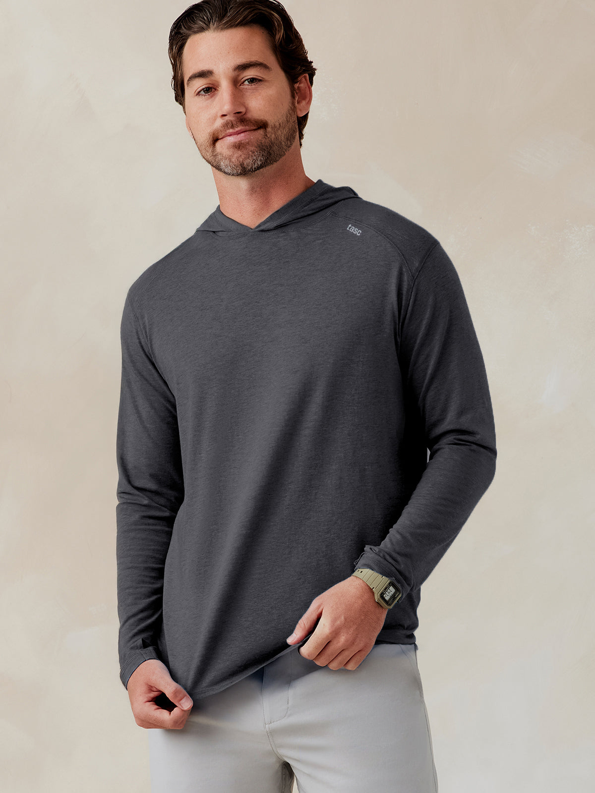 Carrollton LS Hood - tasc Performance (IronHeather)