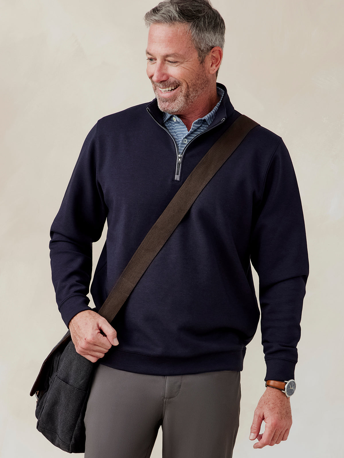 tasc Highlands Quarter Zip (Black)