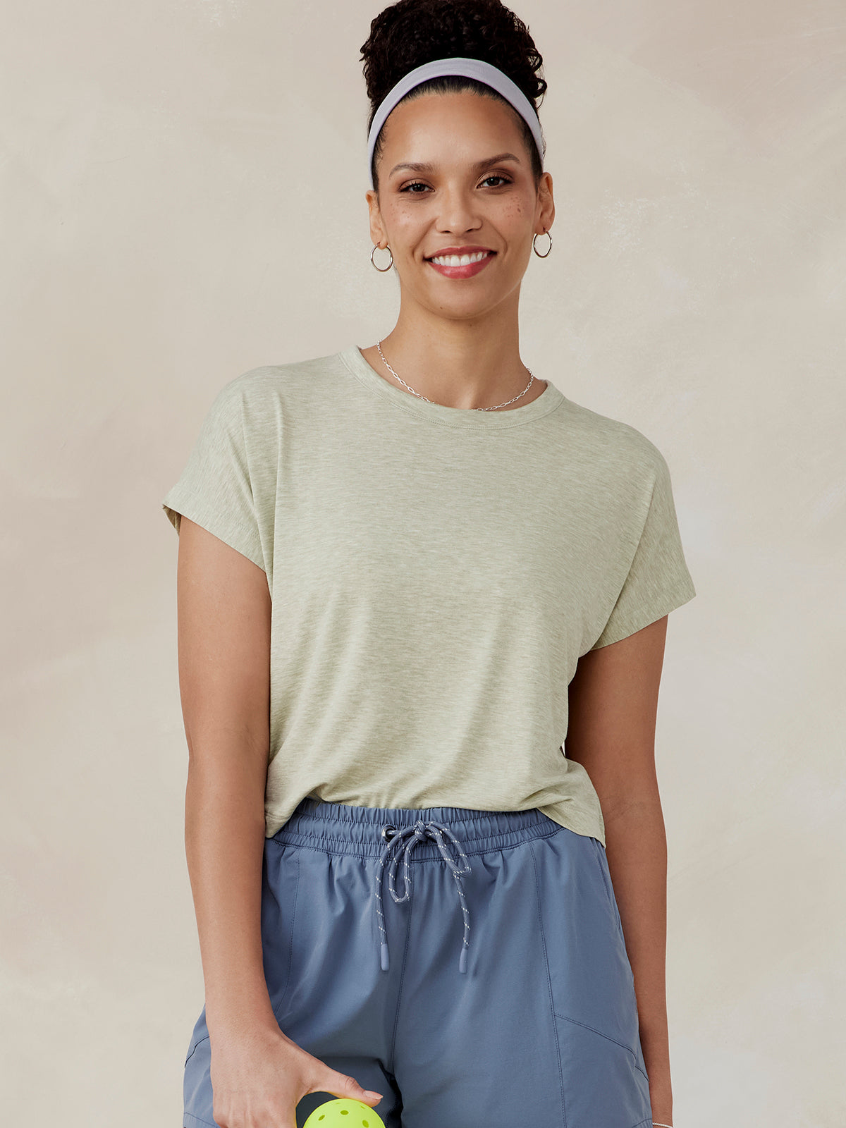 tasc Microair Mesh Flow T-Shirt (AgaveHeather)