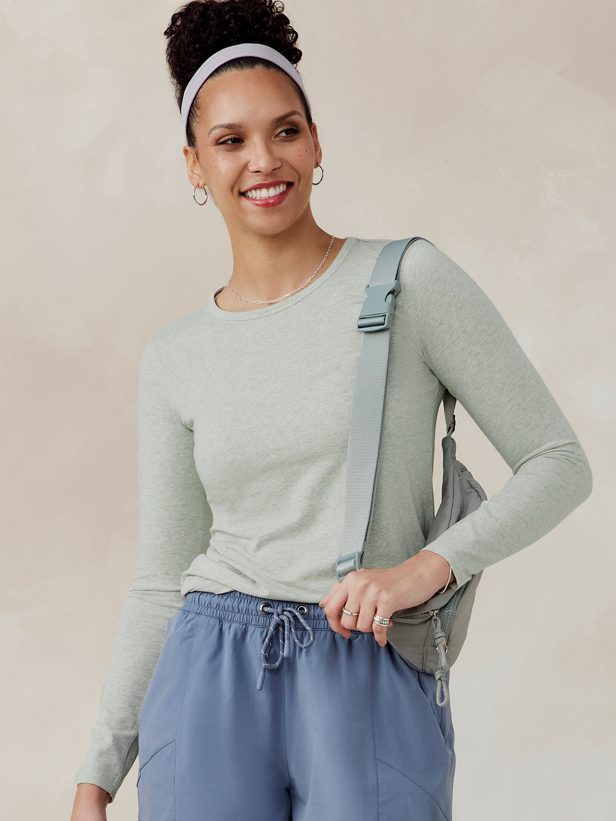 tasc Nola Long Sleeve T-Shirt (AgaveHeather)