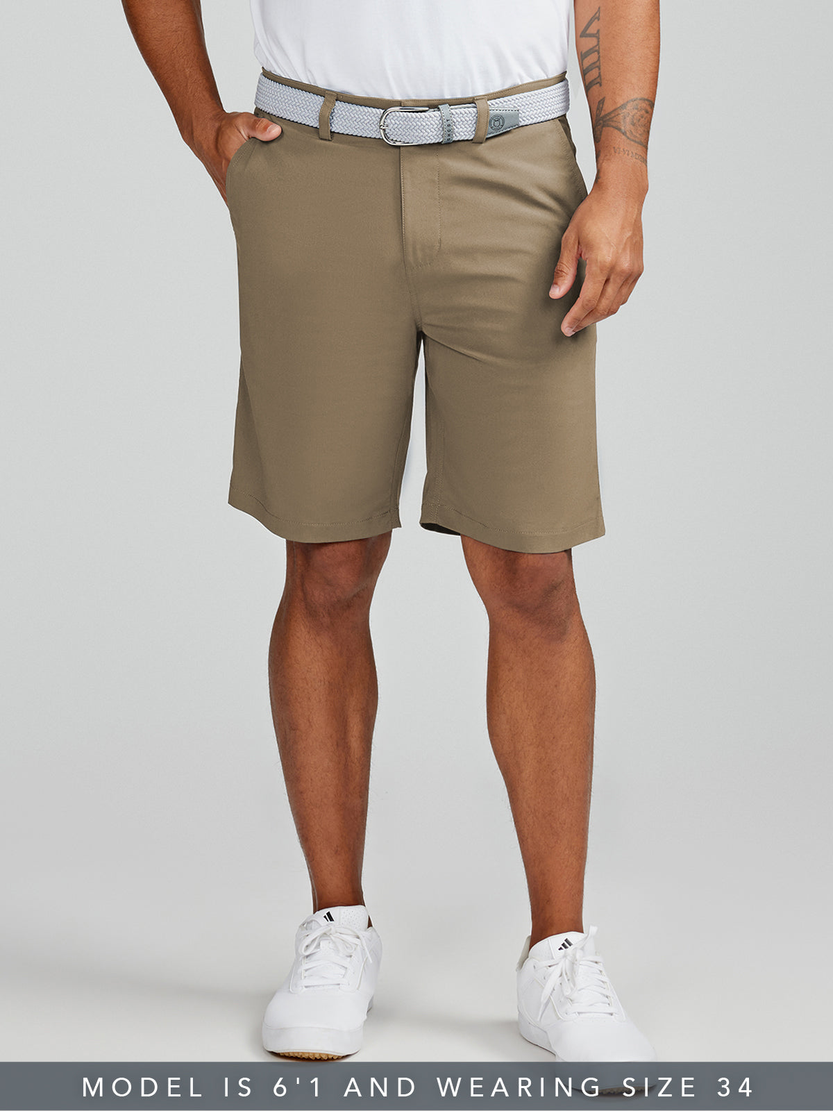 Motion 9in Short Mid-Khaki – tasc Performance