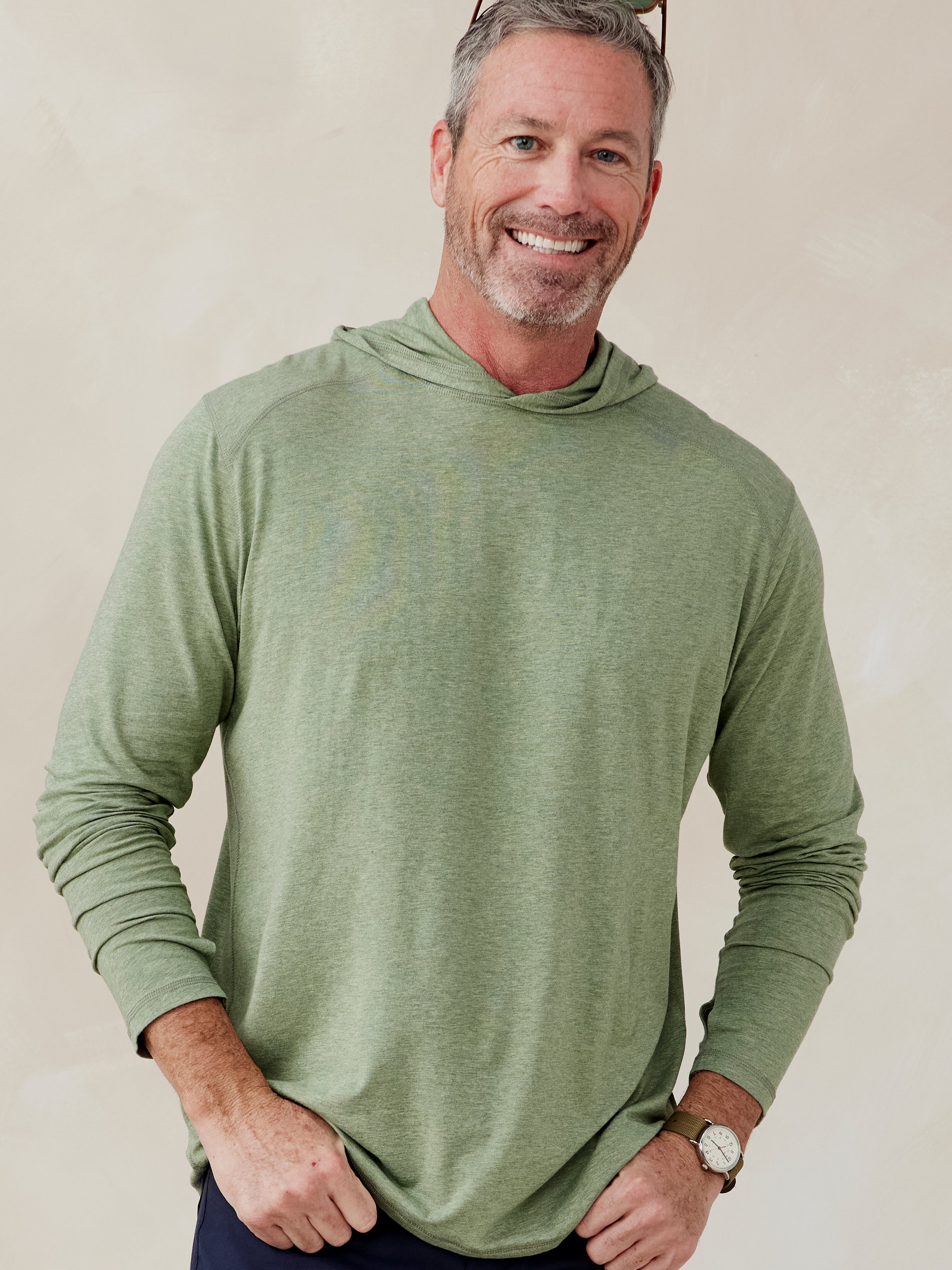 tasc Carrollton Hoodie (KelpHeather)
