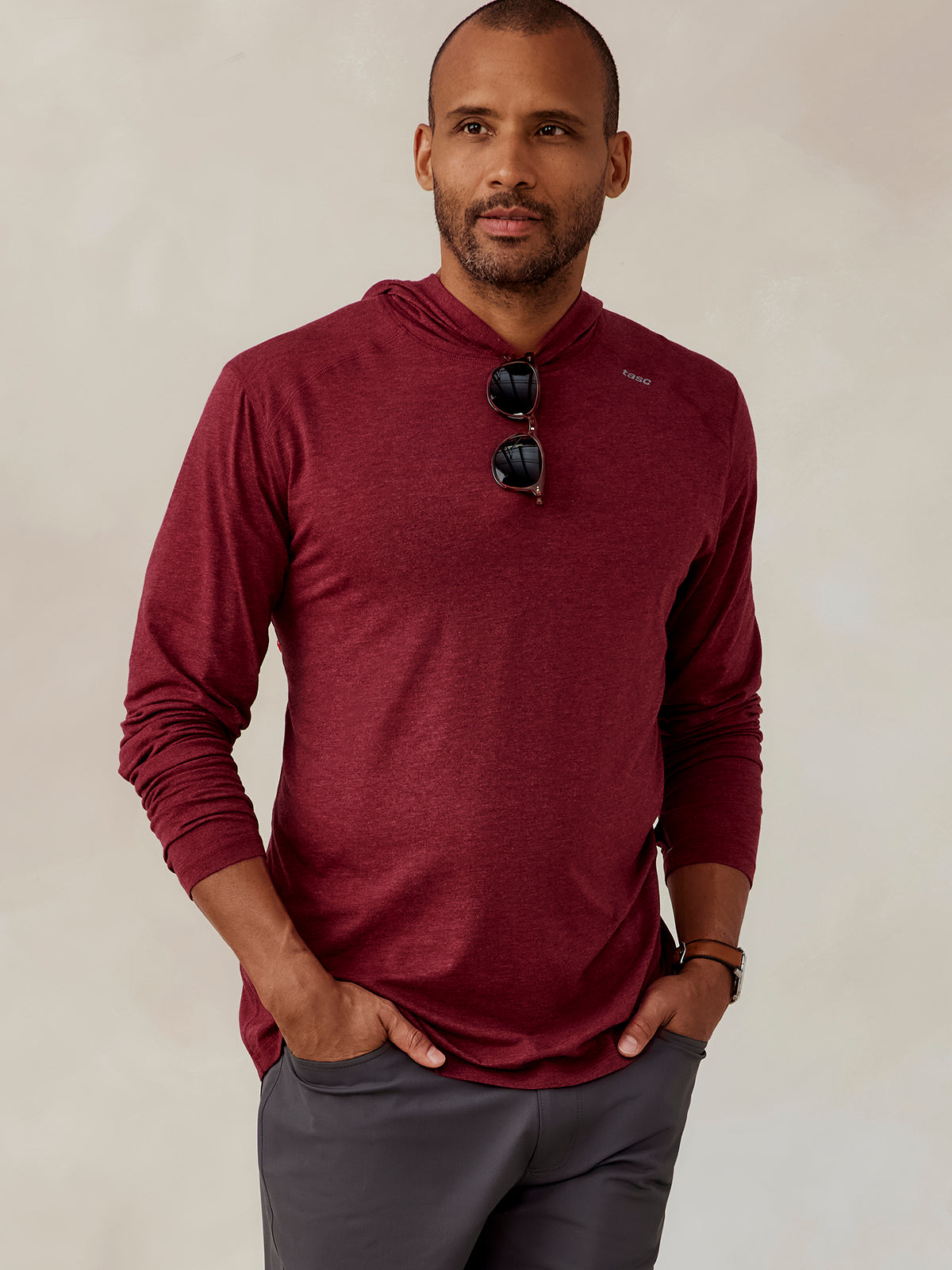 tasc Carrollton Hoodie (BrickHeather)