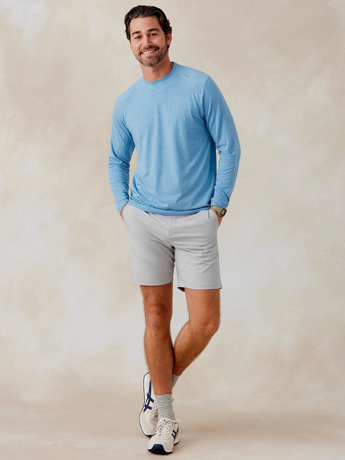 tasc Carrollton Long Sleeve (SkylightHeather)