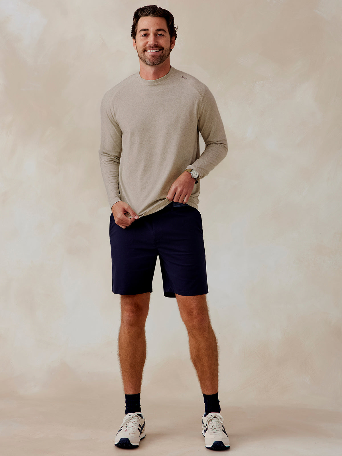 Carrollton Long Sleeve Fitness T-Shirt tasc Performance (GrayOakHeather)