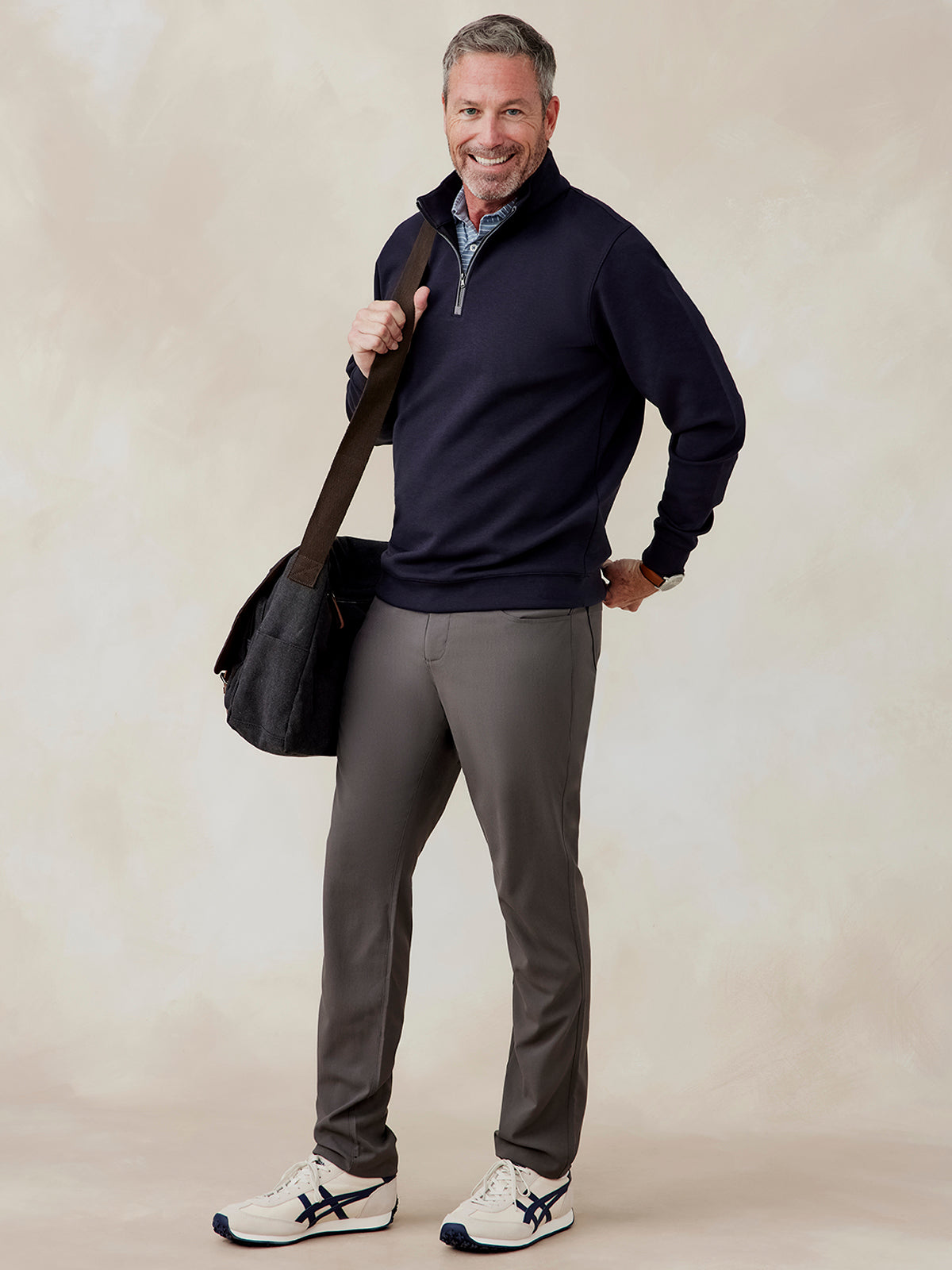 tasc Highlands Quarter Zip (Black)