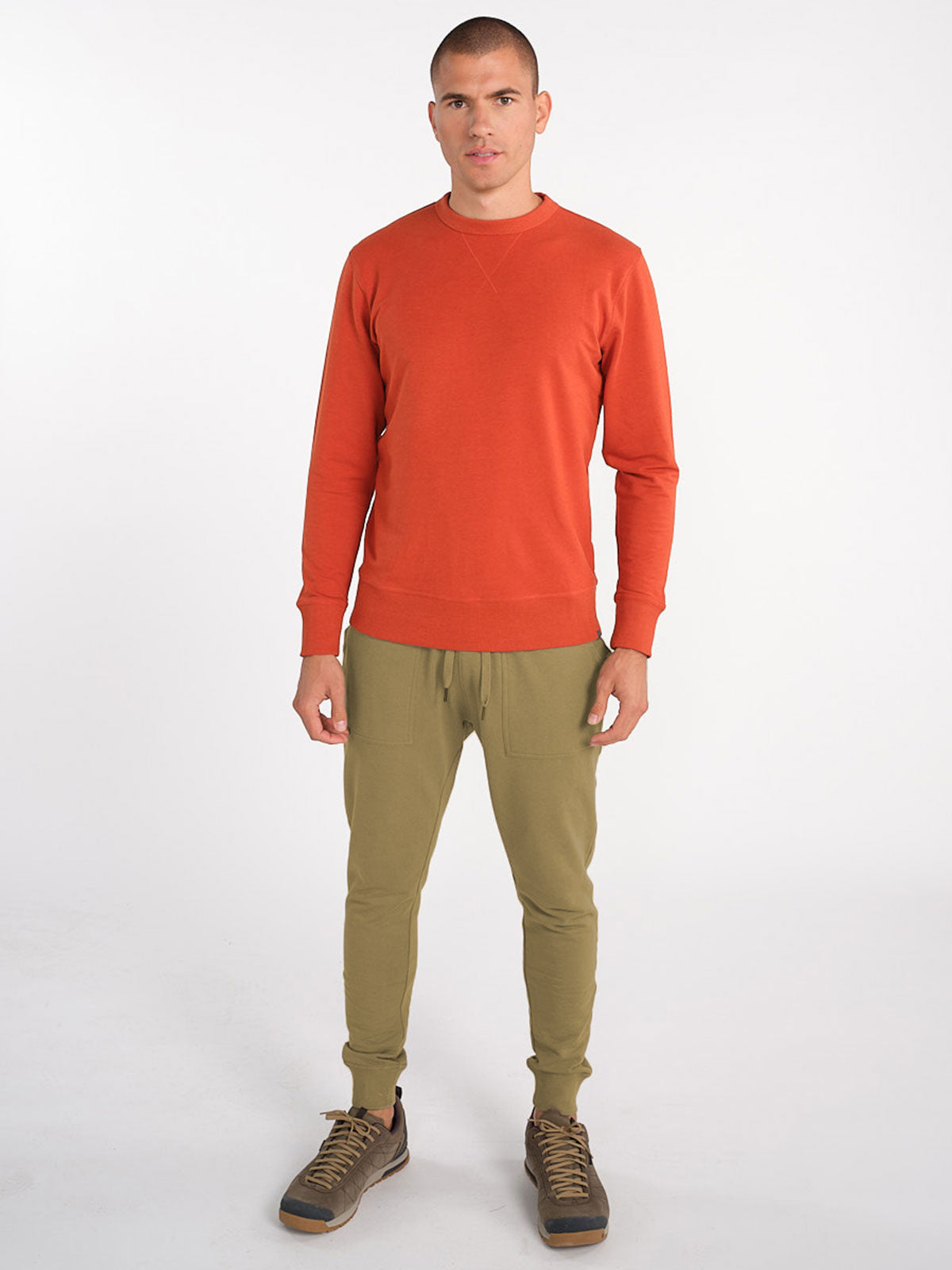 Varsity Brushed Lightweight Jogger - tasc Performance - (Moss)