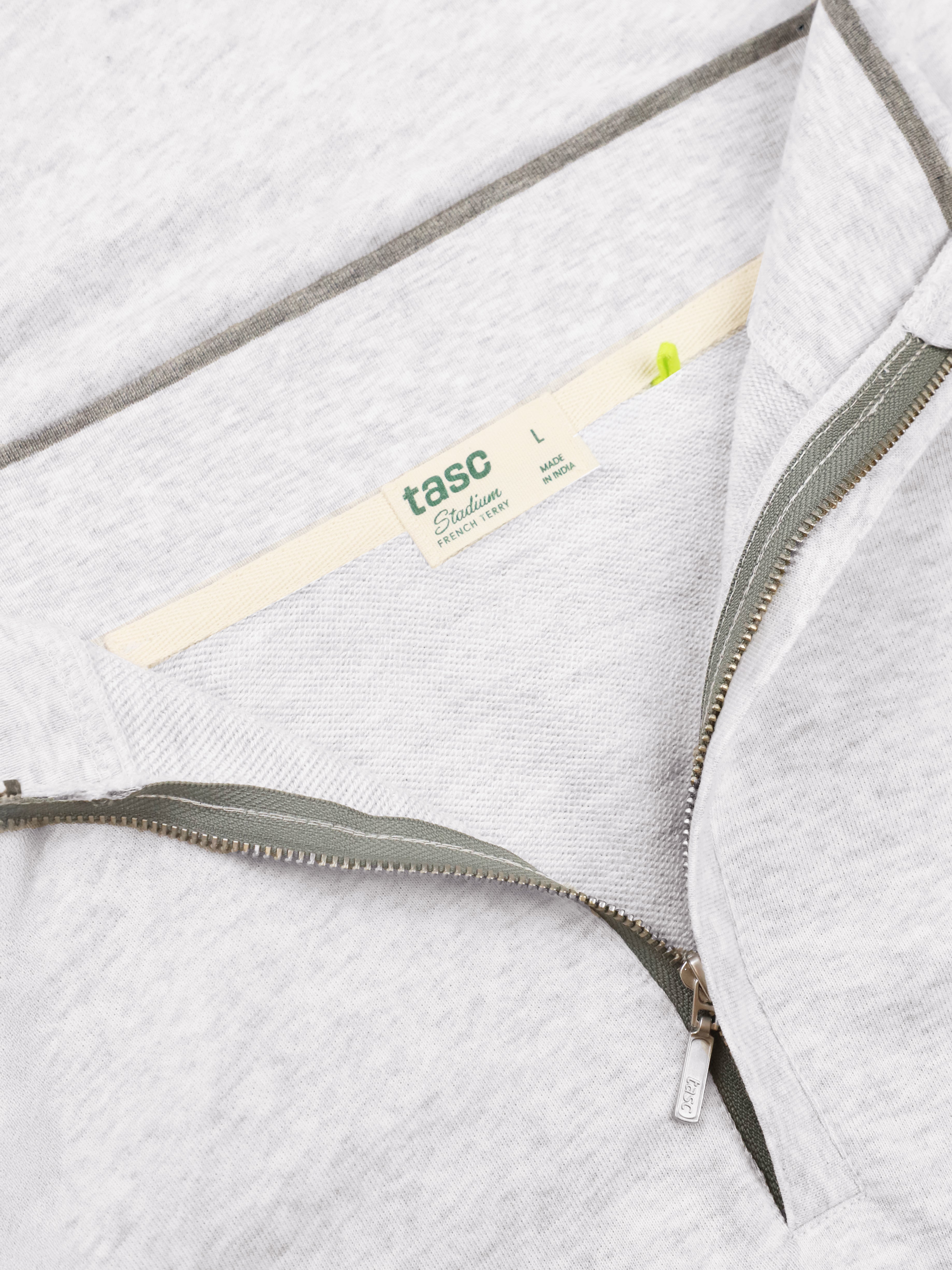 Stadium French Terry Quarter Zip - tasc Performance (MarbleHeather)