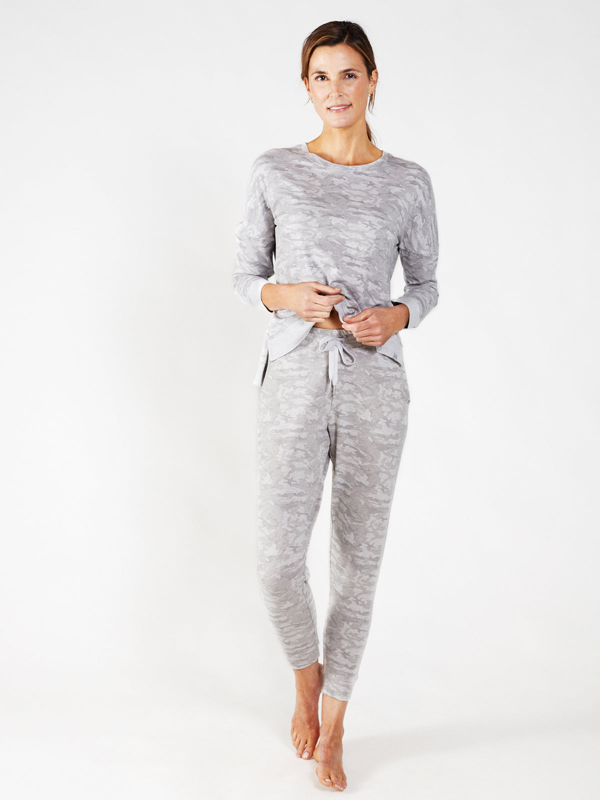 Riverwalk French Terry Sweatshirt - tasc Performance (LightGrayCamo)