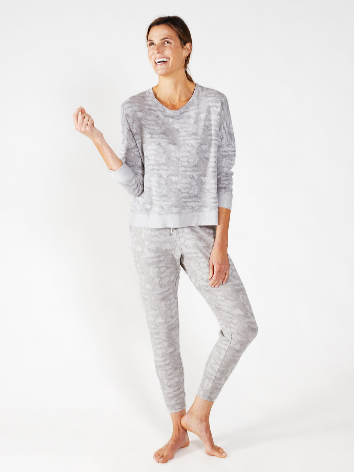 Riverwalk French Terry Sweatshirt - tasc Performance (LightGrayCamo)