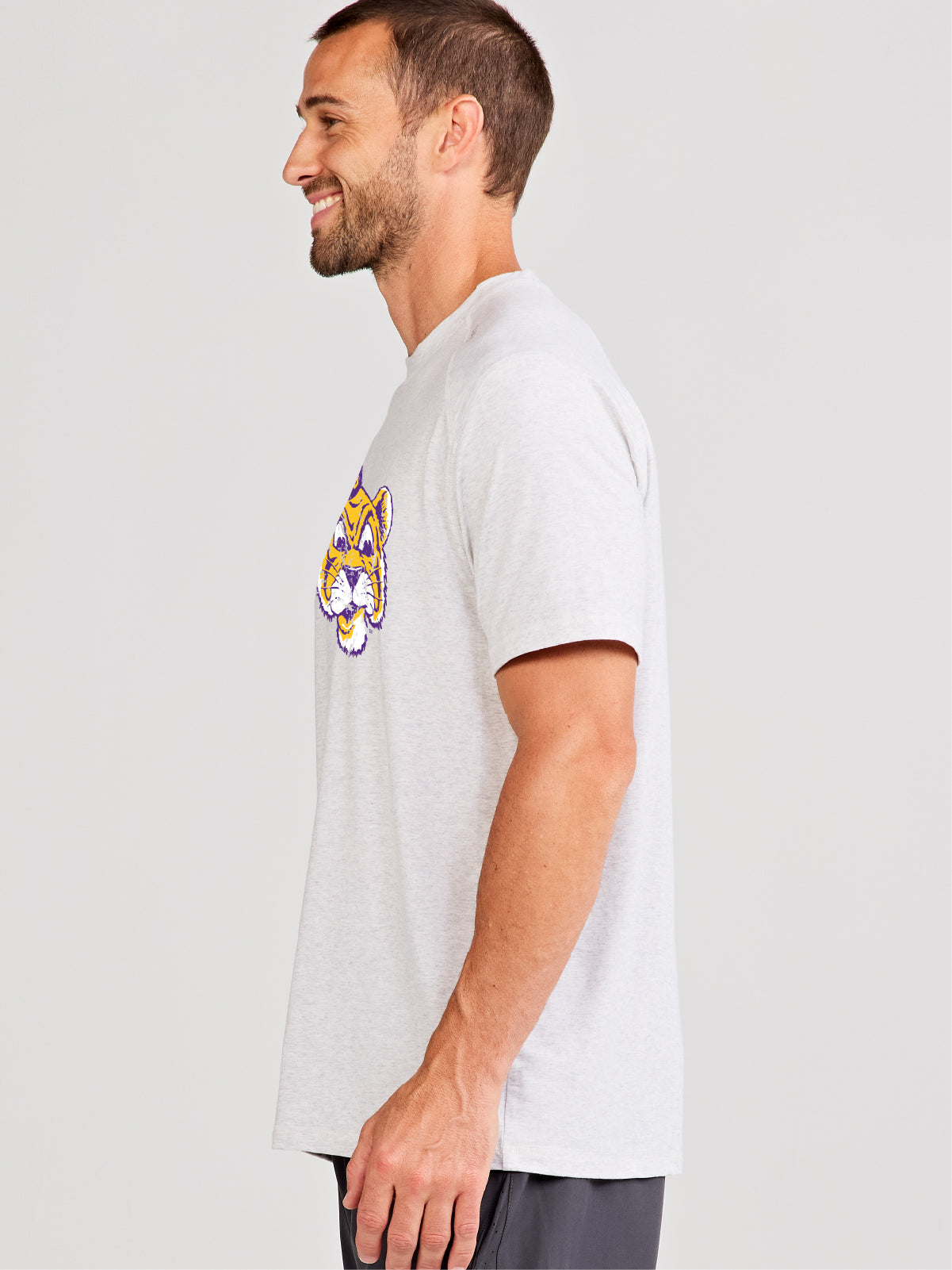 Carrollton Fitness T-Shirt - LSU - tasc Performance (MarbleHeather)
