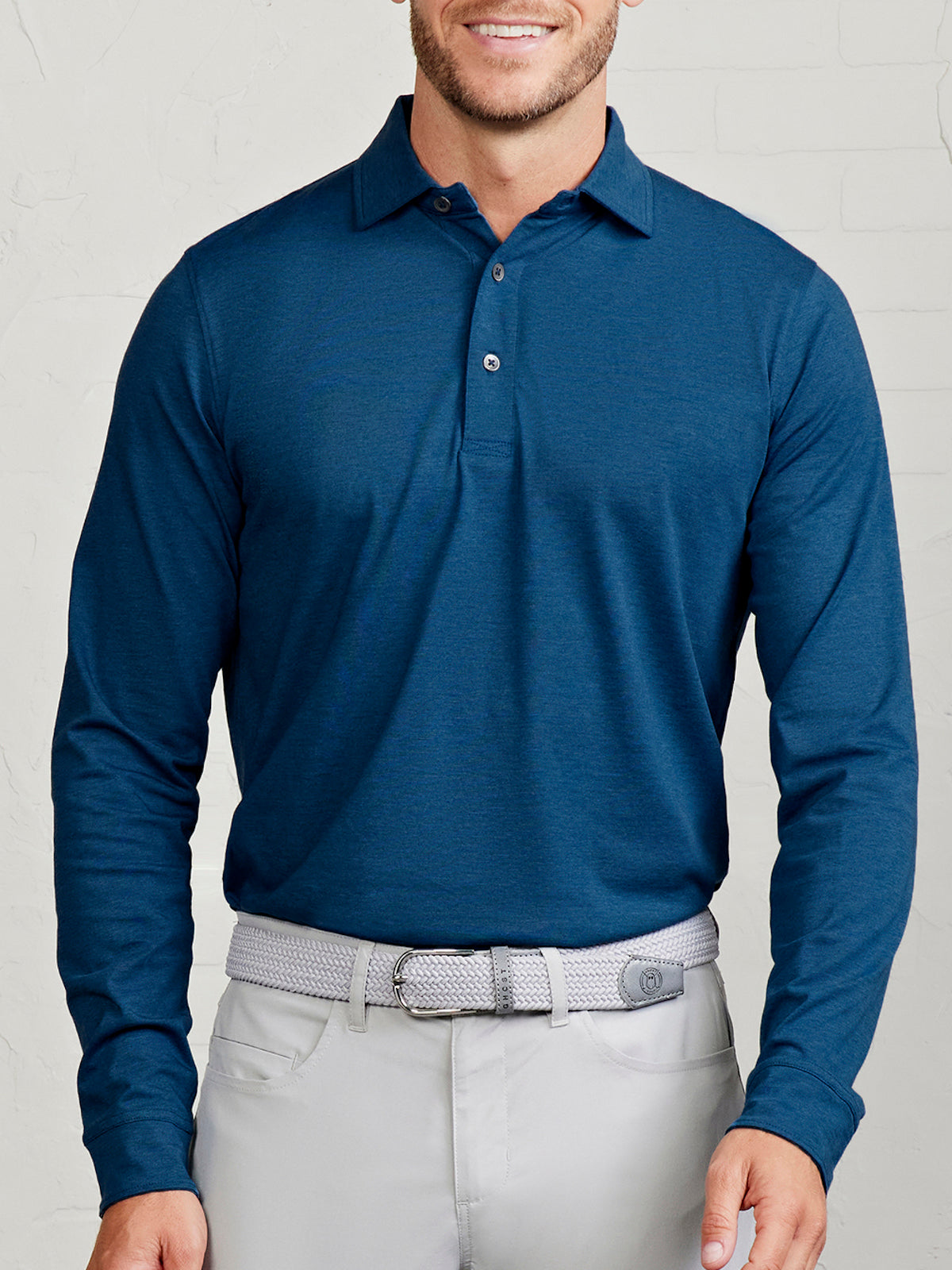 Westport Long Sleeve Polo - tasc Performance (CavernHeather)
